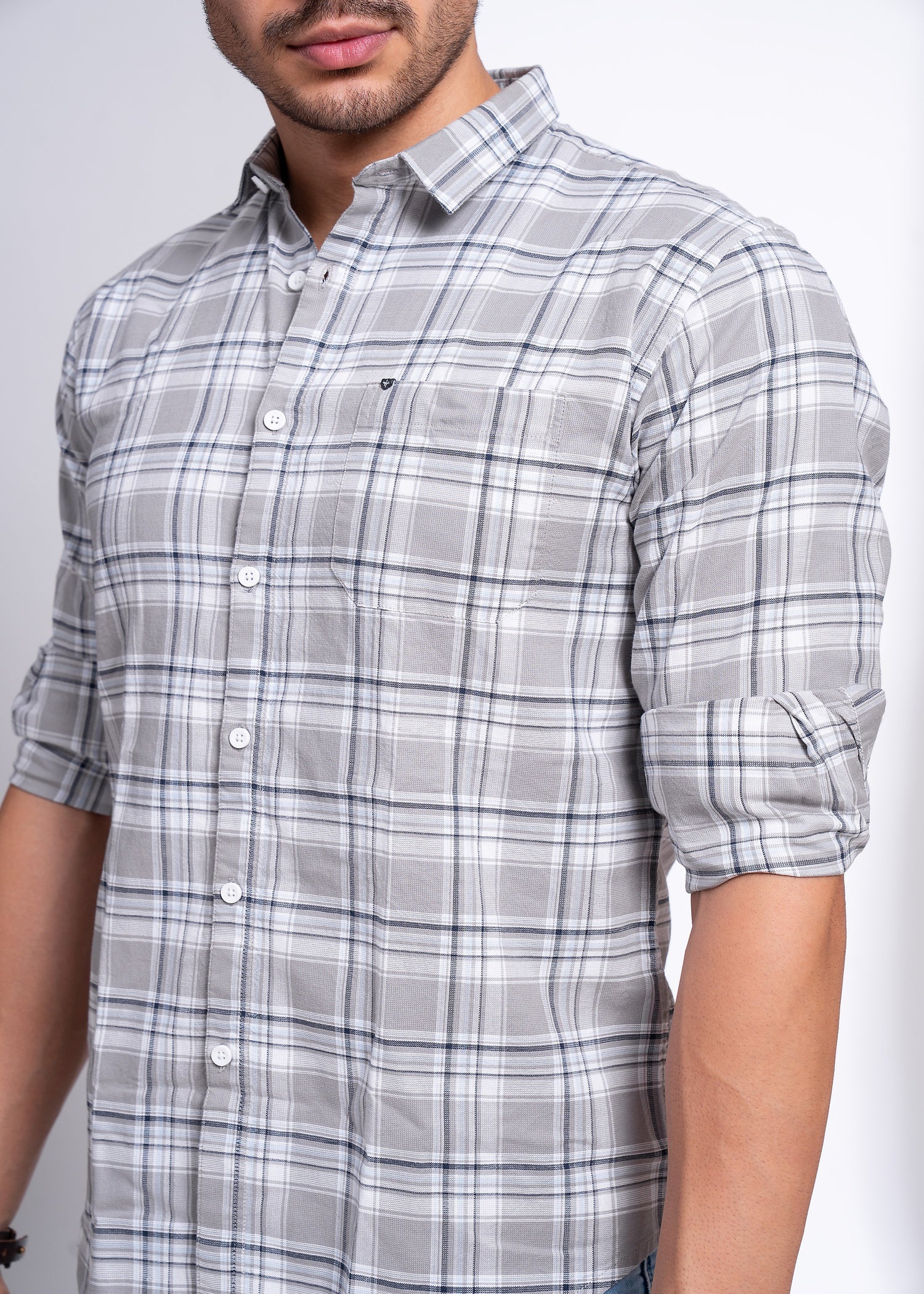 Classic Check Shirt for Men | Versatile Casual Wear