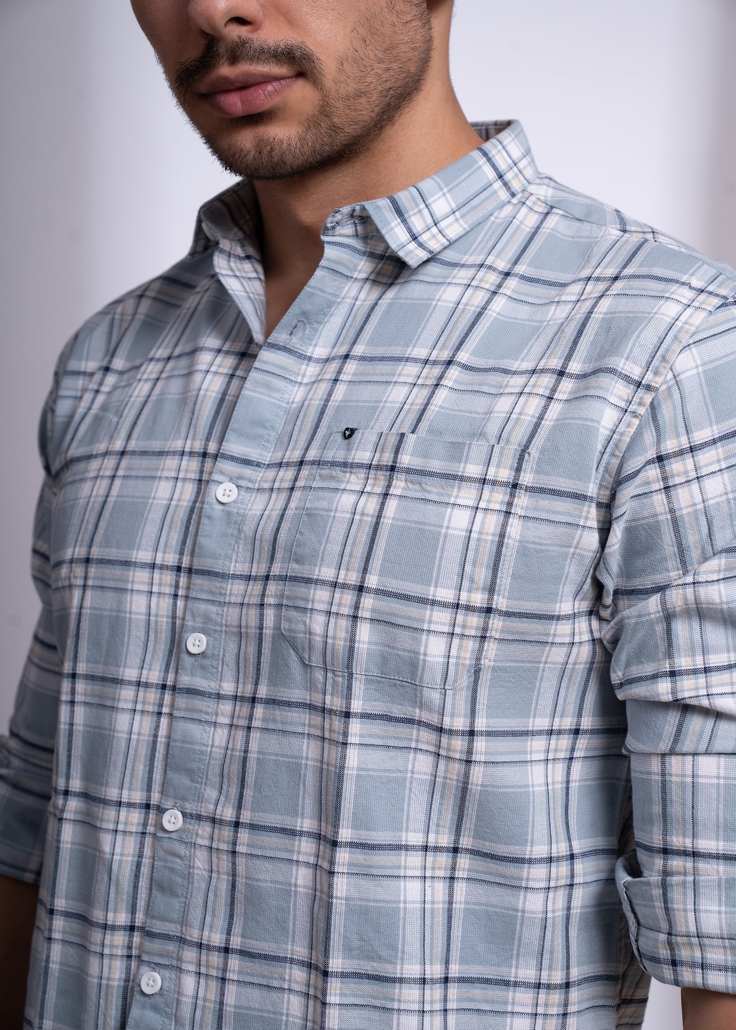 Classic Check Shirt for Men | Versatile Casual Wear