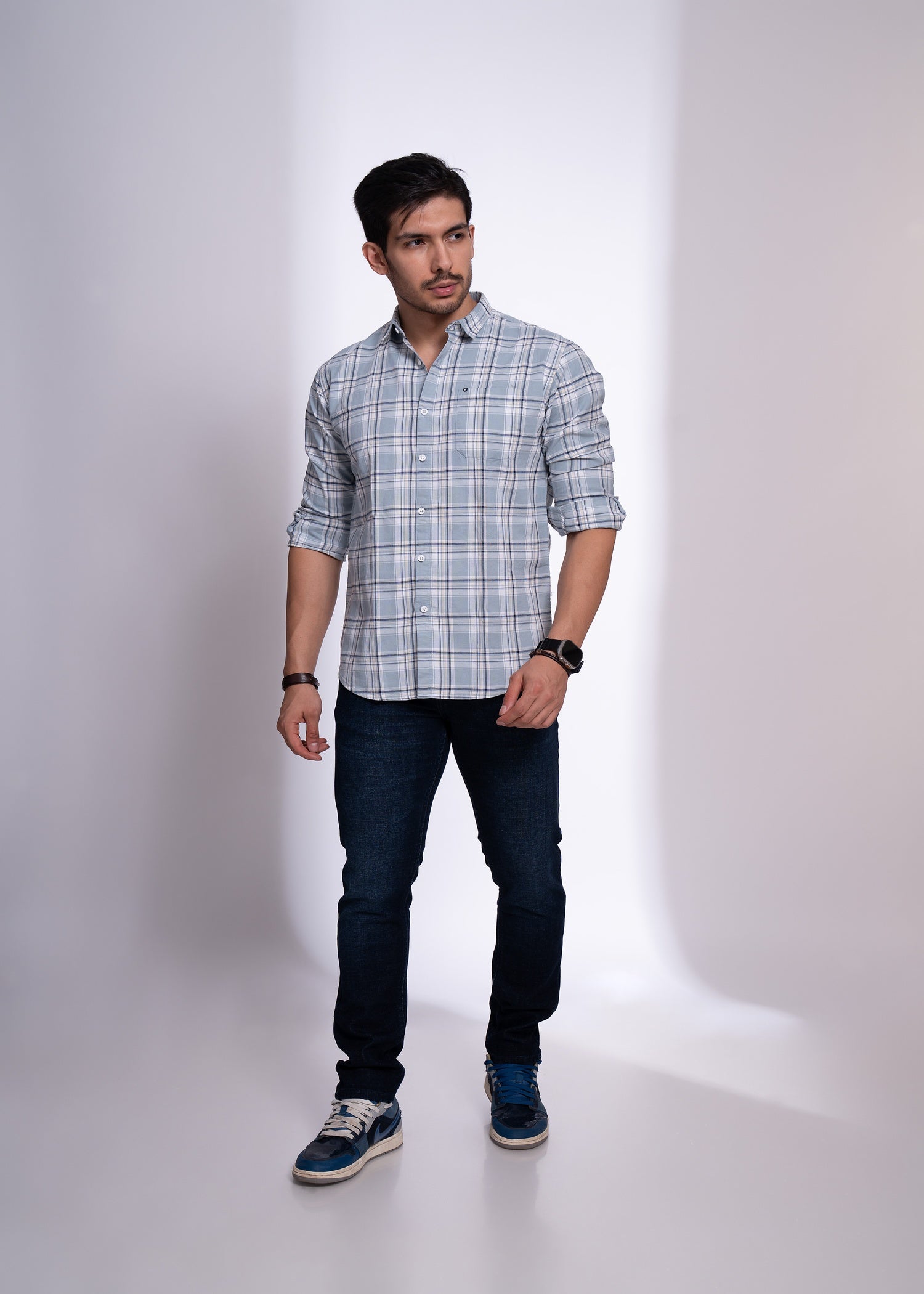 Classic Check Shirt for Men | Versatile Casual Wear