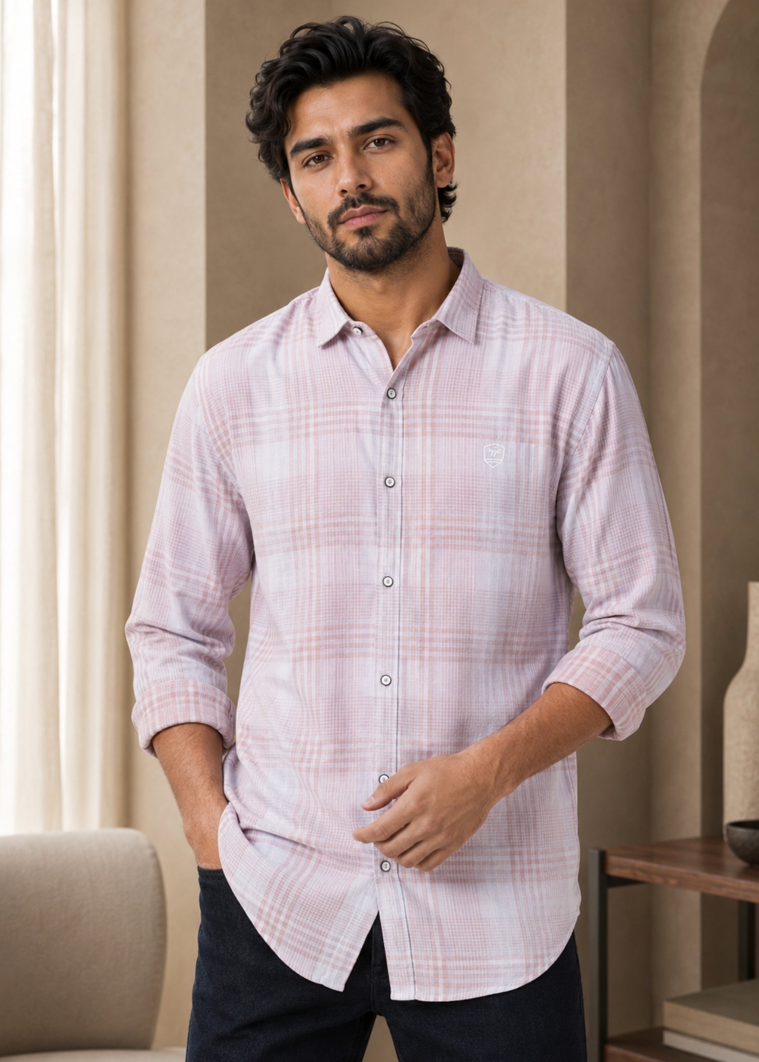 Knowlton Plaid Checked Casual Shirt