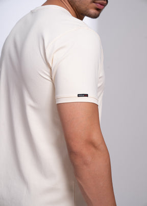 Laconic Round Neck T-Shirt for Men | Minimal Everyday Style