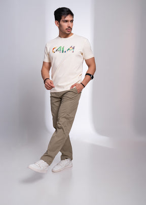 Laconic Round Neck T-Shirt for Men | Minimal Everyday Style