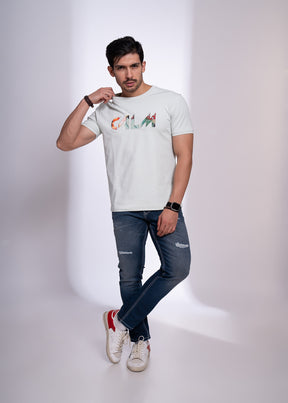 Laconic Round Neck T-Shirt for Men | Minimal Everyday Style
