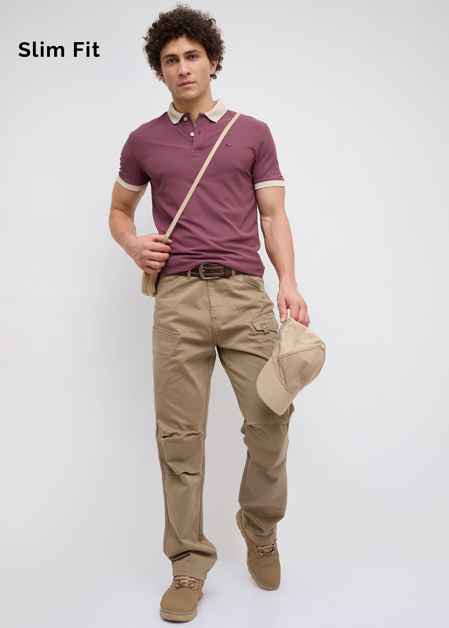 Mary Solid Polo T-Shirt: Onion