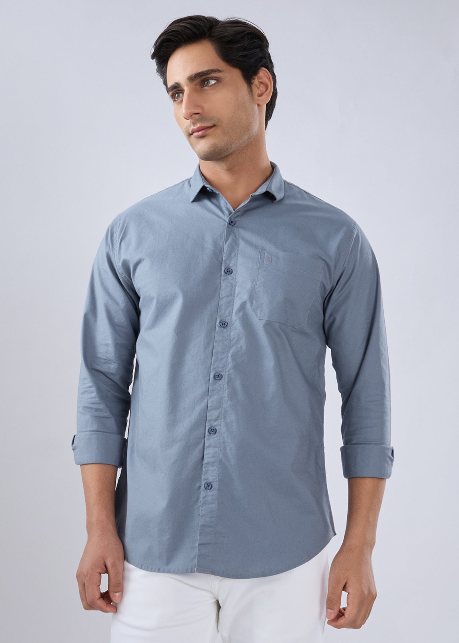 Munch Solid Full Sleeve Shirt