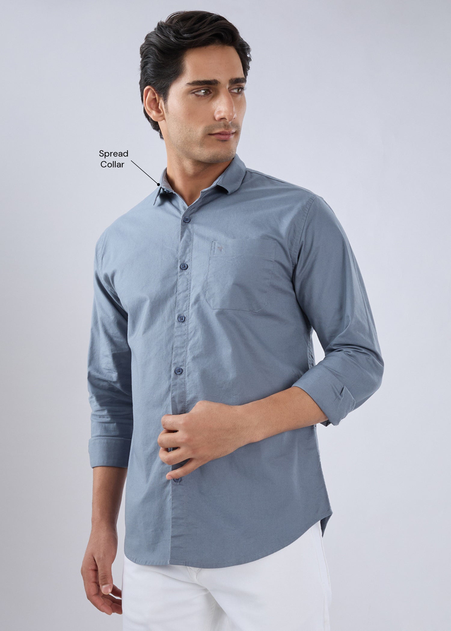 Munch Solid Full Sleeve Shirt