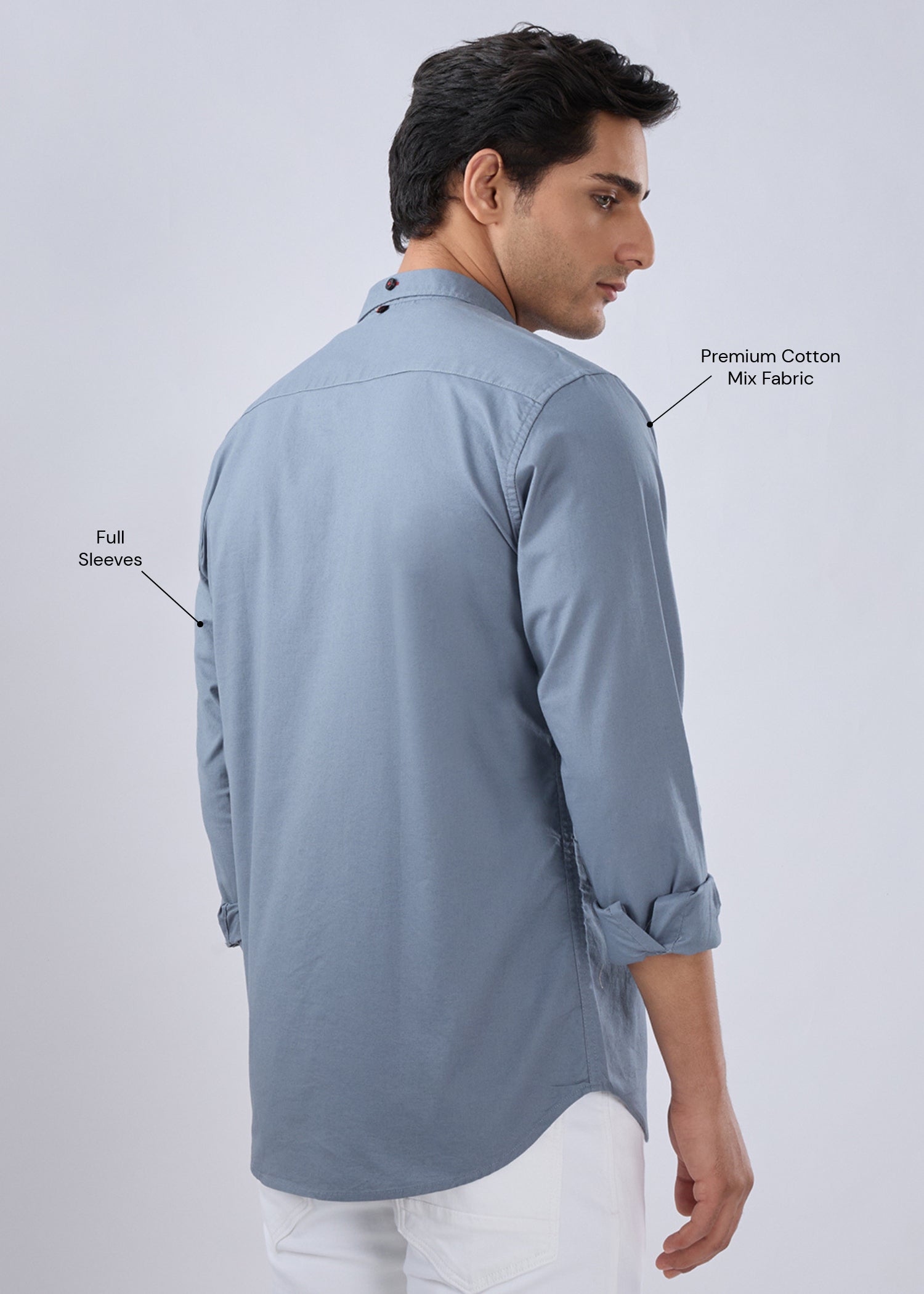 Munch Solid Full Sleeve Shirt