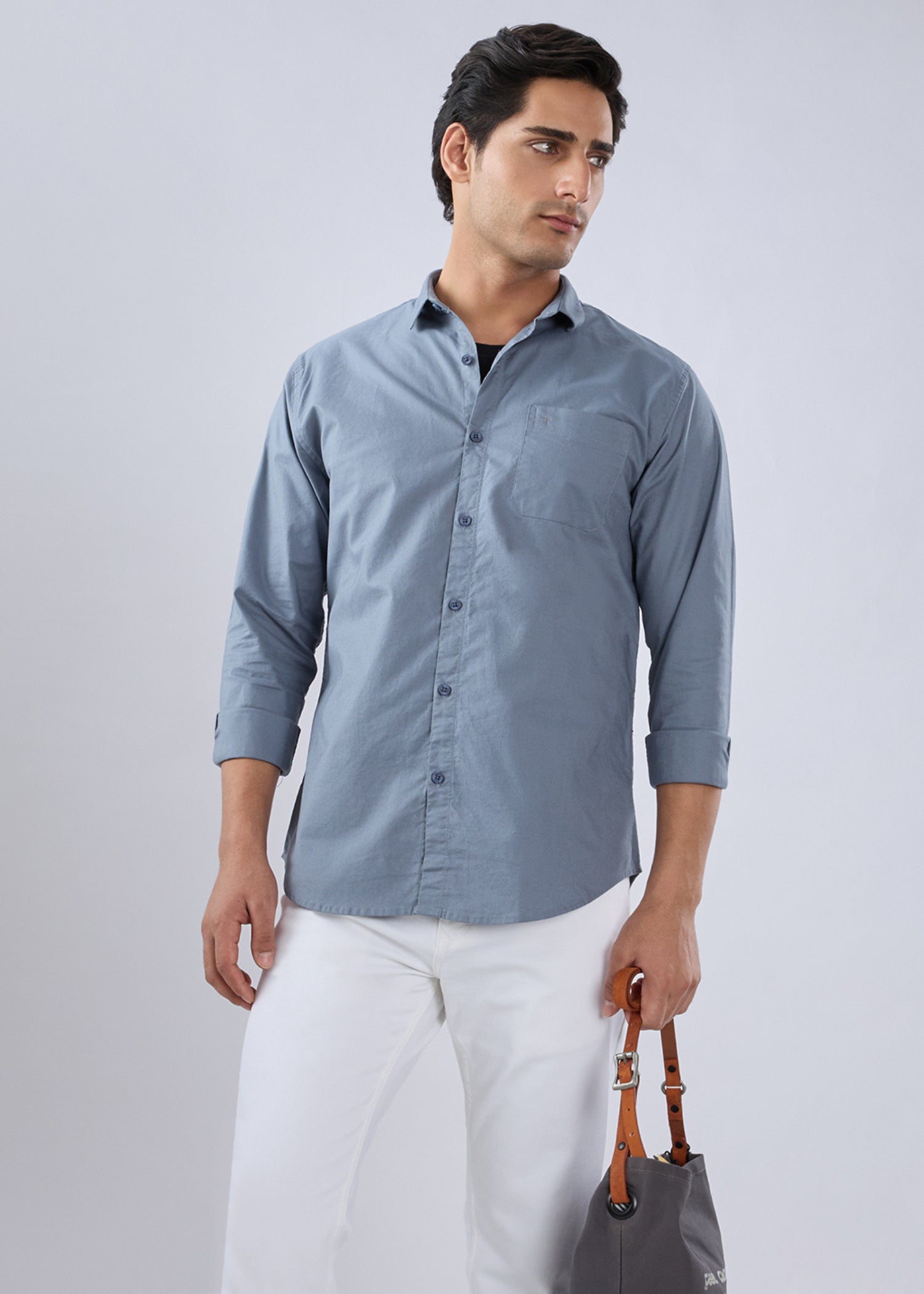 Munch Solid Full Sleeve Shirt