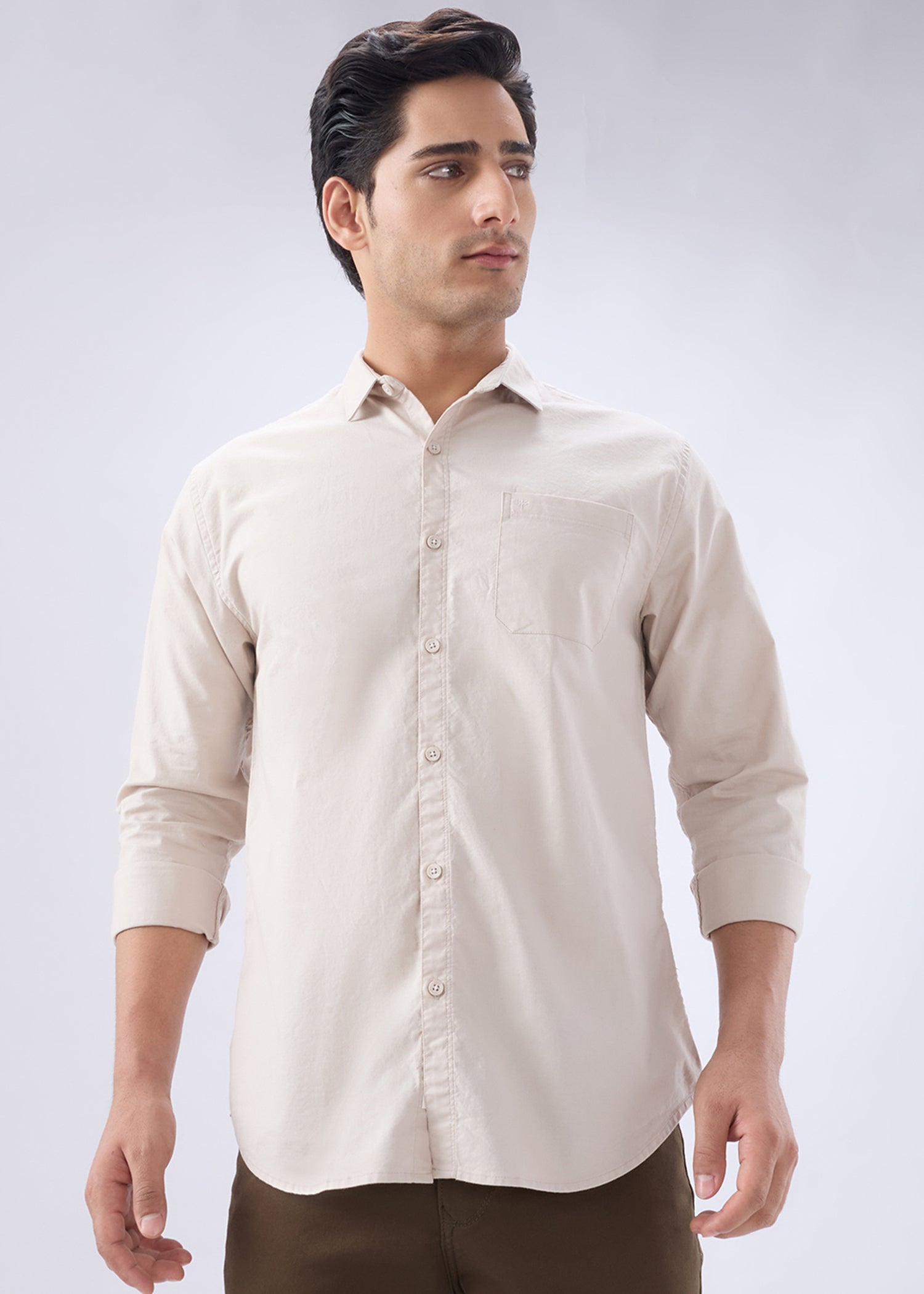 Munch Solid Full Sleeve Shirt