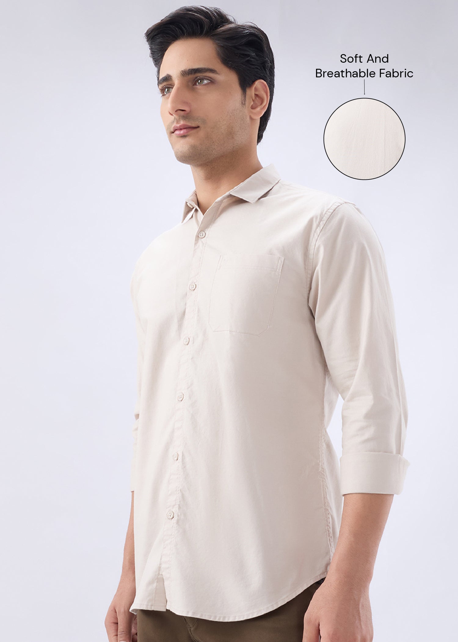Munch Solid Full Sleeve Shirt