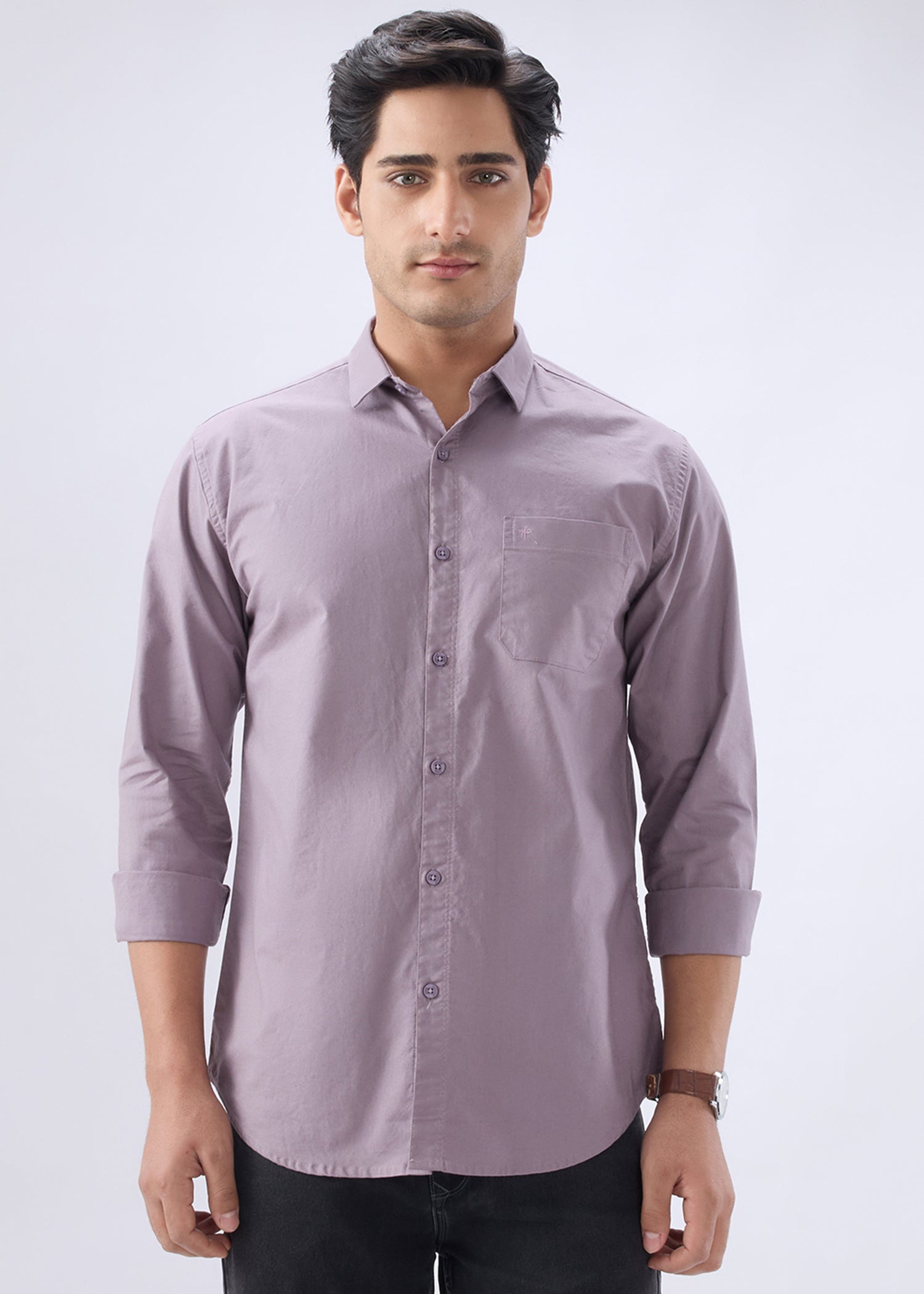 Munch Solid Full Sleeve Shirt