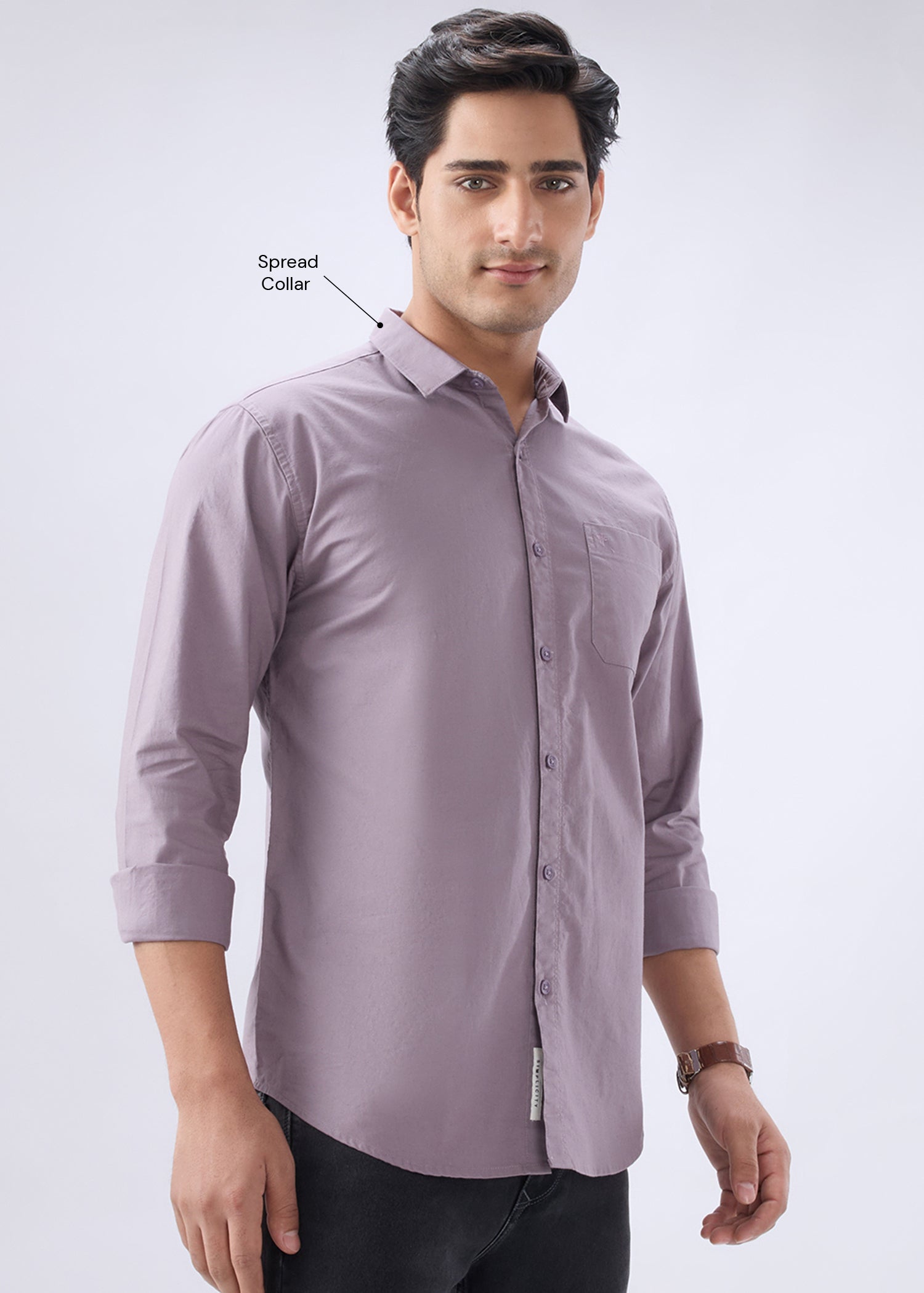 Munch Solid Full Sleeve Shirt