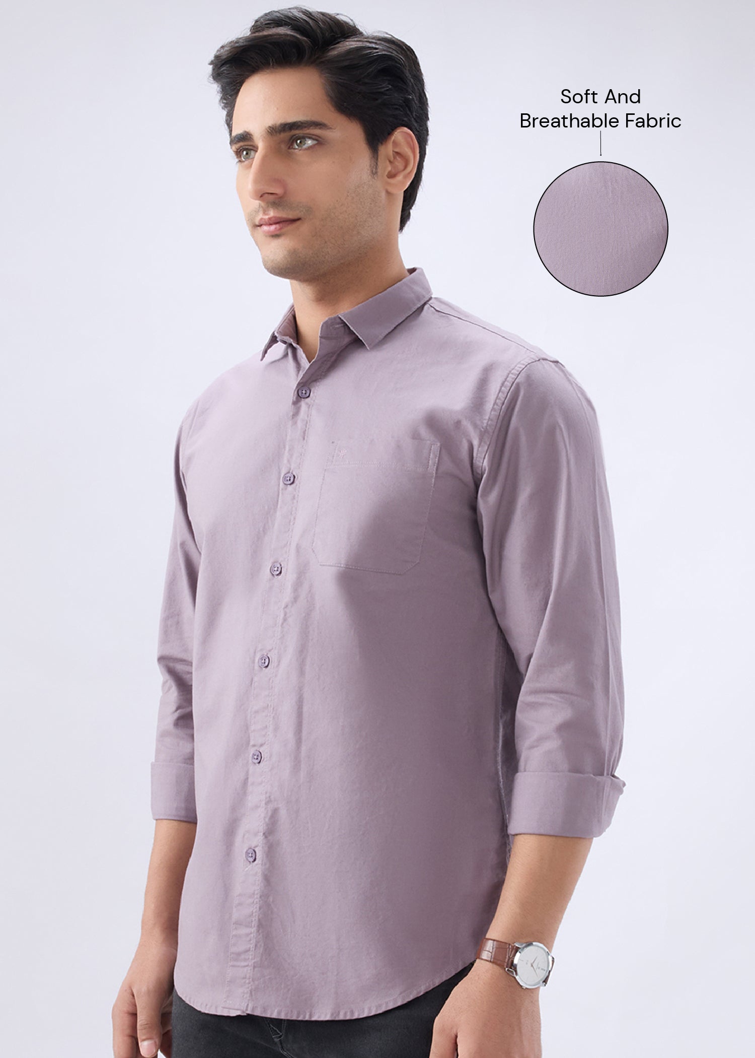 Munch Solid Full Sleeve Shirt