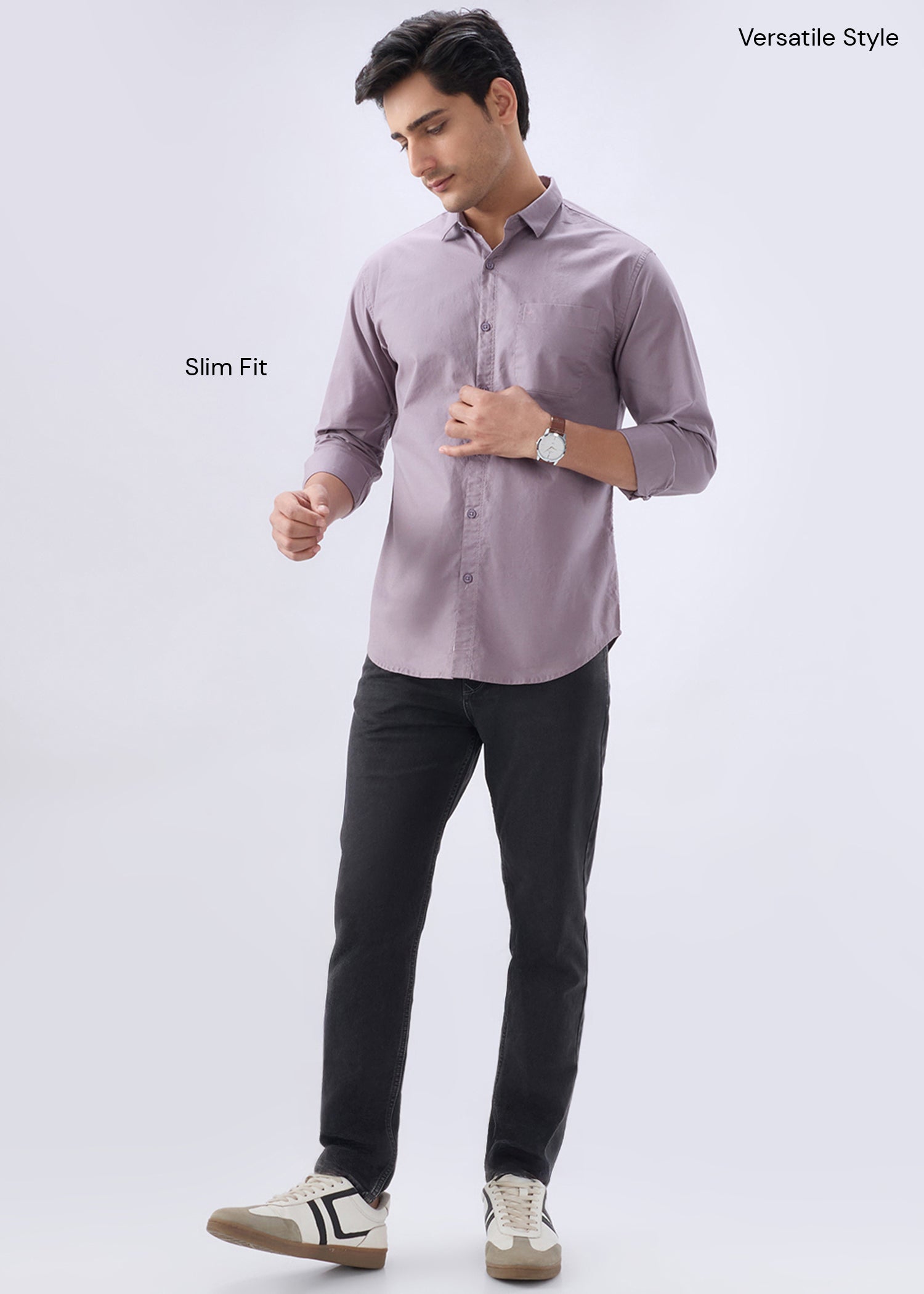 Munch Solid Full Sleeve Shirt