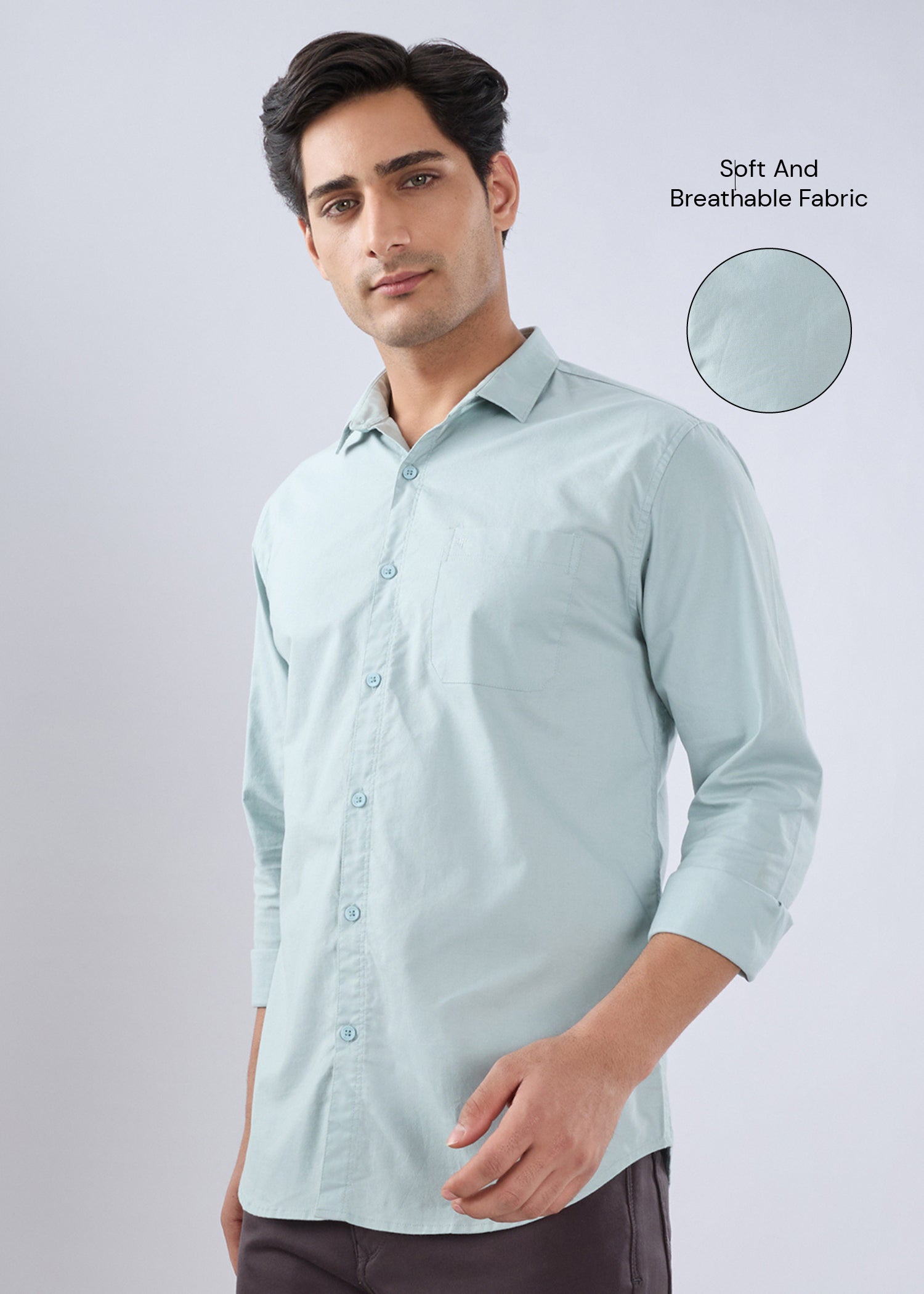 Munch Solid Full Sleeve Shirt