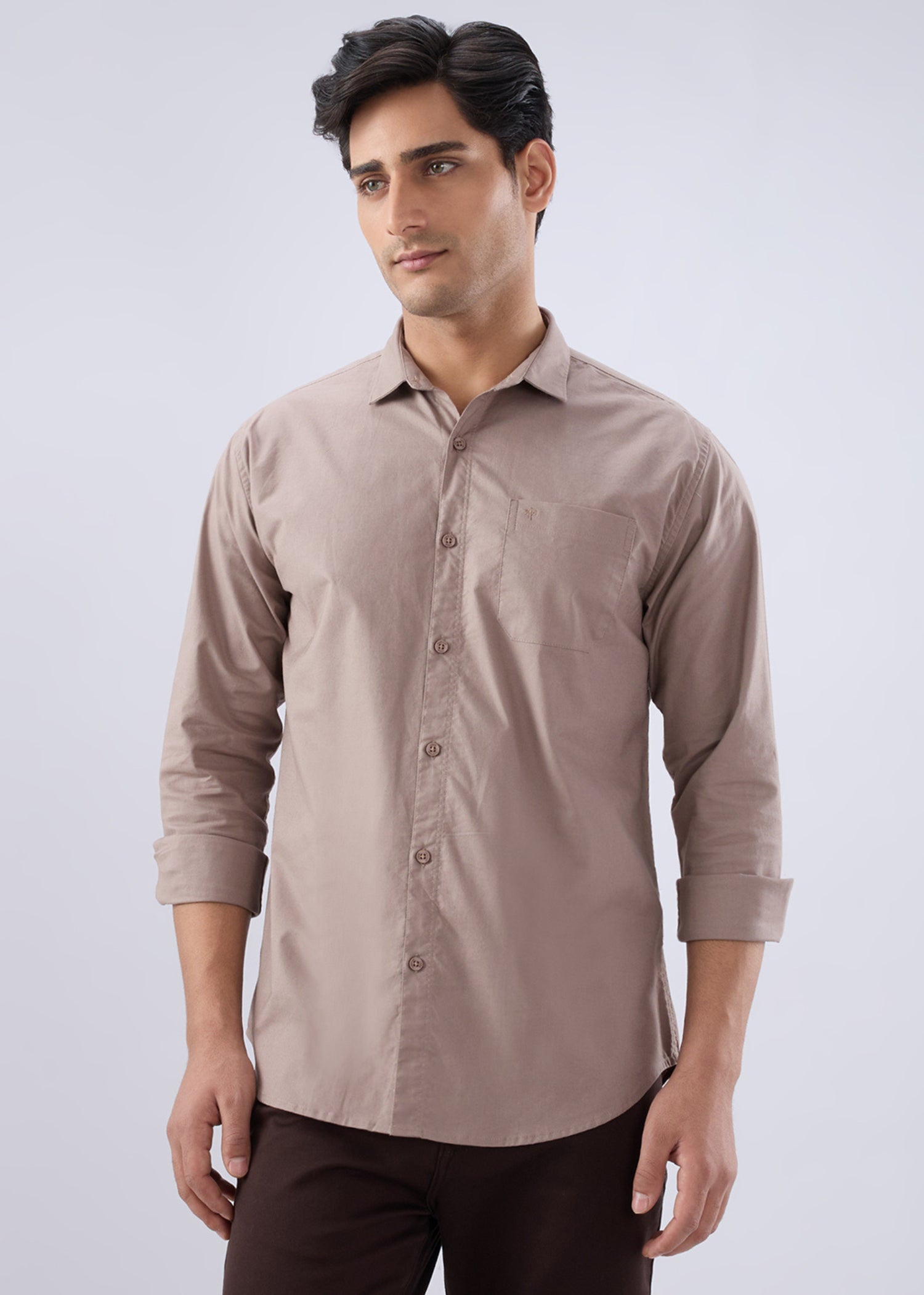 Munch Solid Full Sleeve Shirt