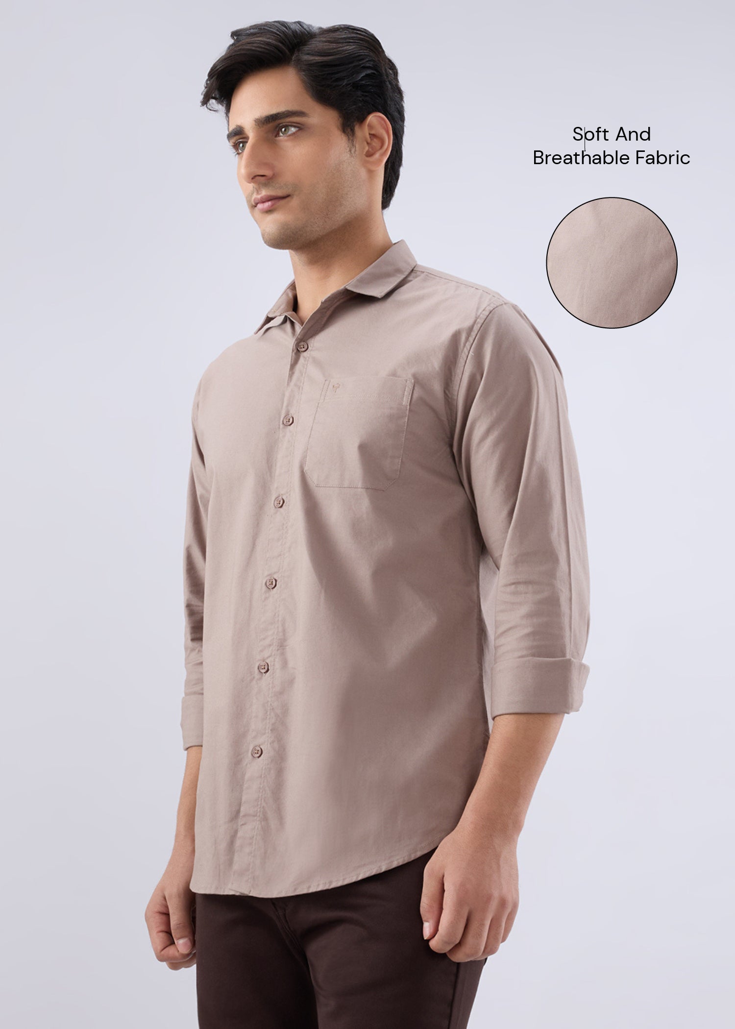 Munch Solid Full Sleeve Shirt