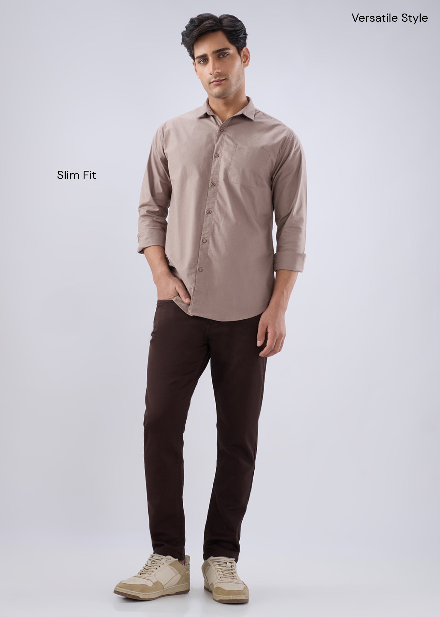 Munch Solid Full Sleeve Shirt