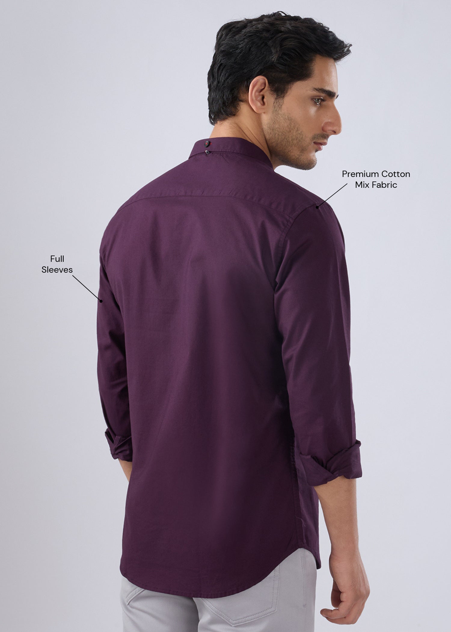 Munch Solid Full Sleeve Shirt