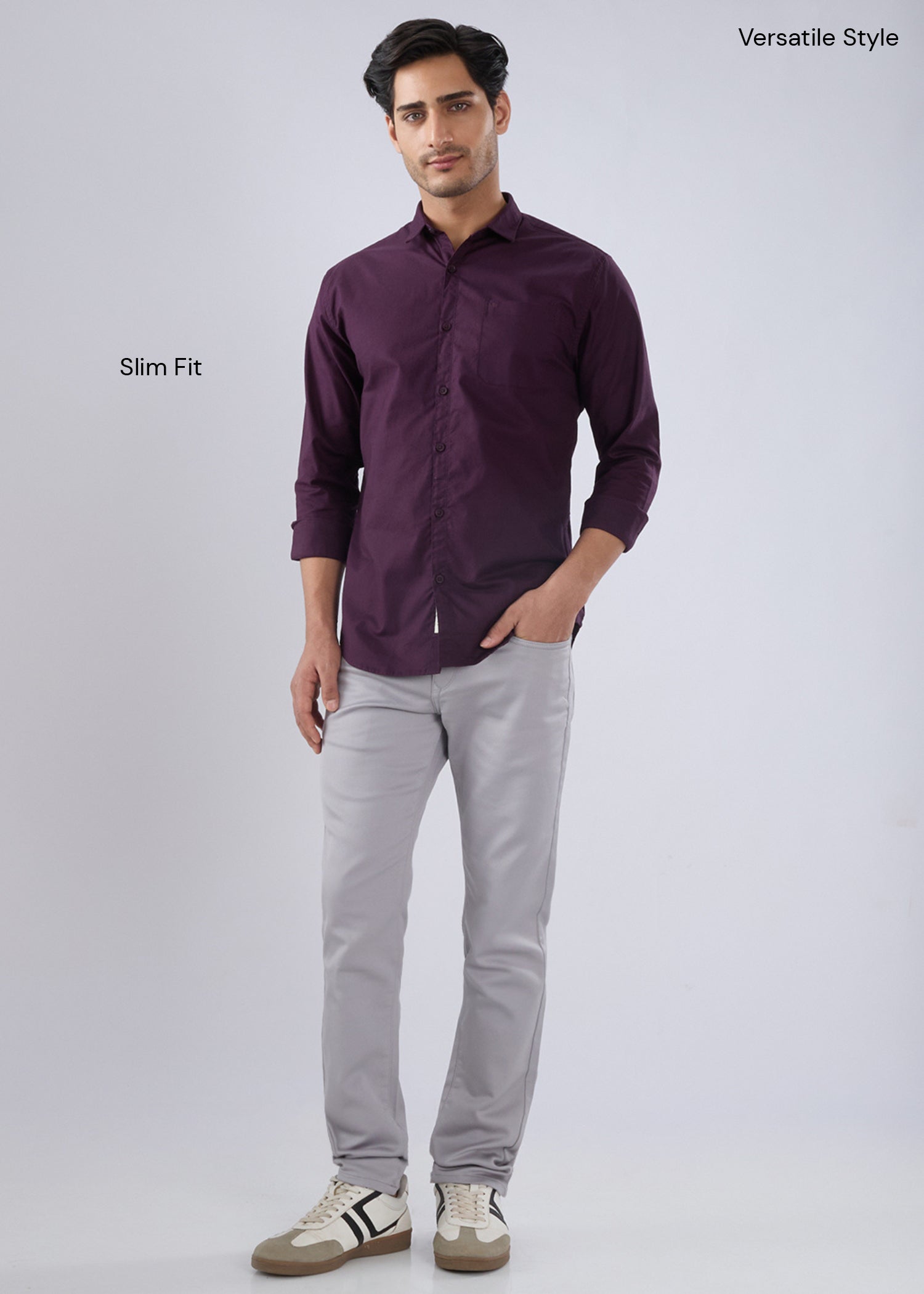 Munch Solid Full Sleeve Shirt