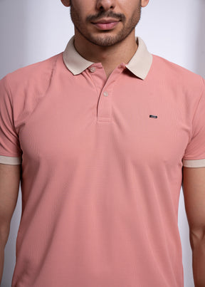 Mary Polo T-Shirt for Men | Beige Collar Detail | 12 Colors