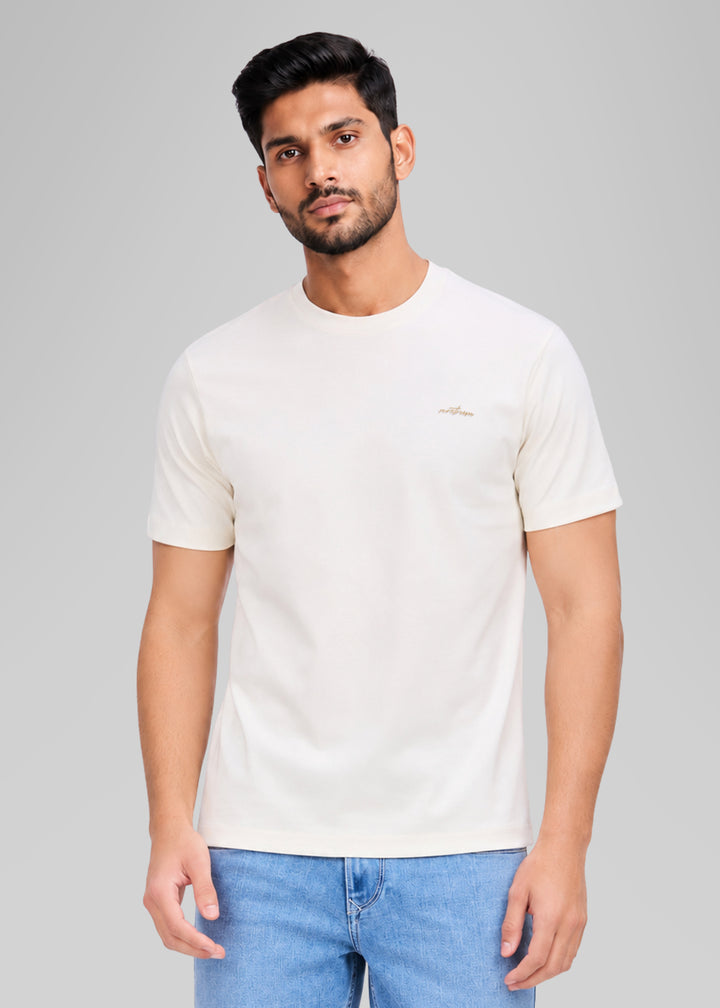 Mindgame Mercerized Cotton T-Shirt: White