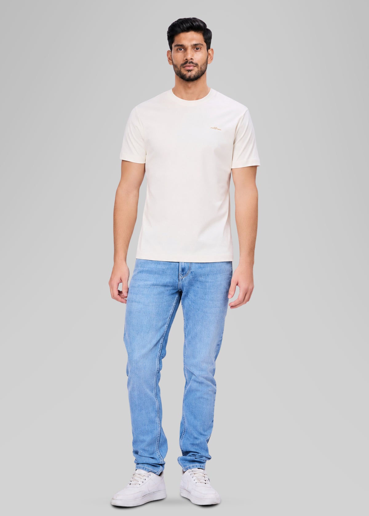 Mindgame Mercerized Cotton T-Shirt: White