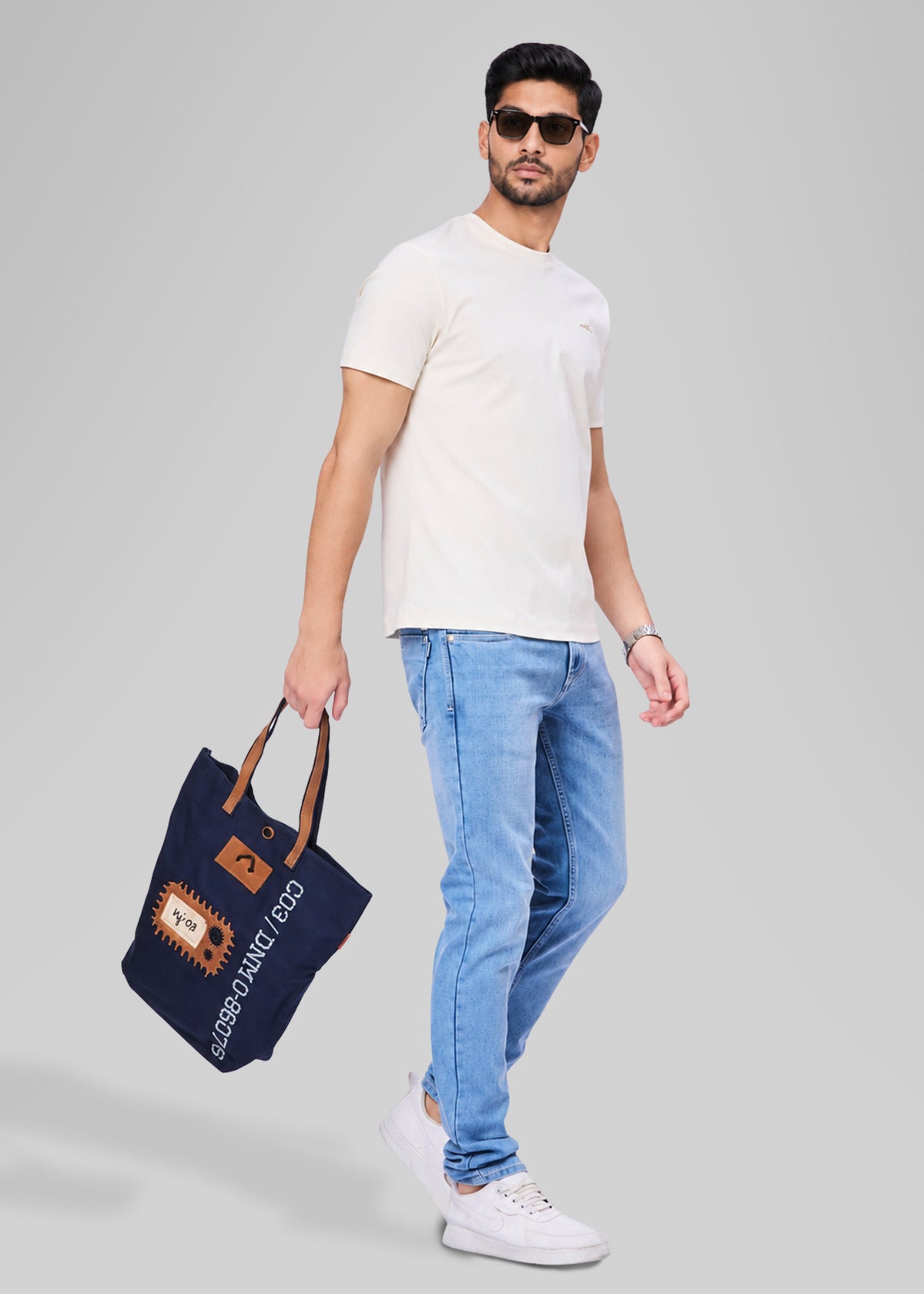 Mindgame Mercerized Cotton T-Shirt: White