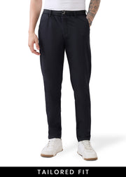 Morget Relaxed Fit Trouser: Charcoal