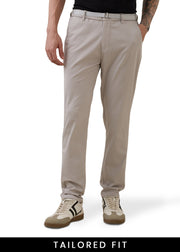 Morget Relaxed Fit Trouser: Light Grey