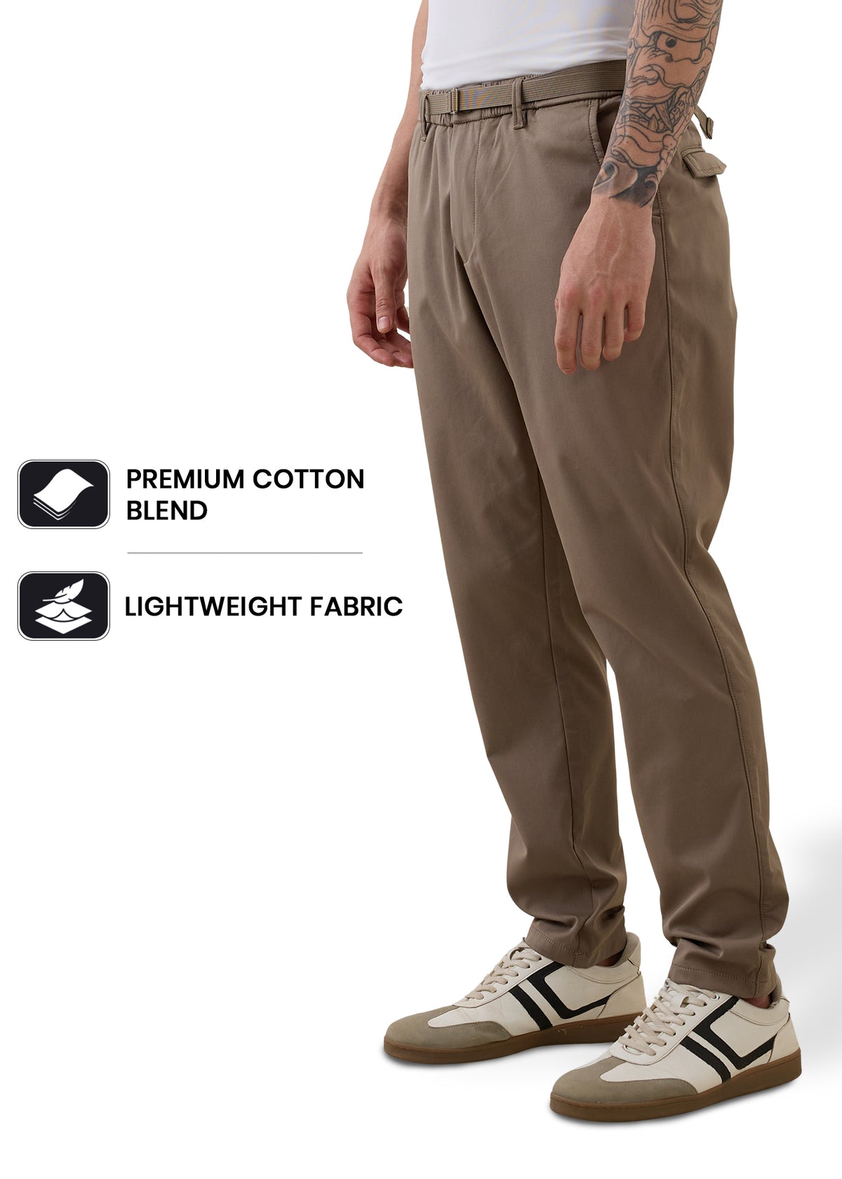 Morget Relaxed Fit Trouser: Mouse