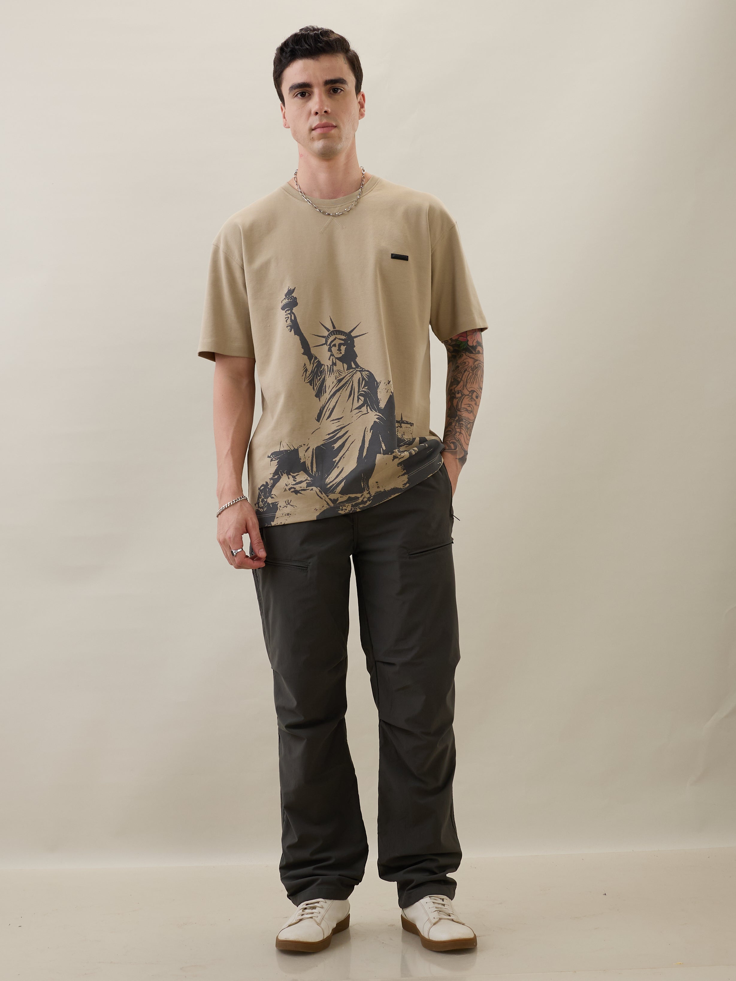 Grovill Polycotton Baggy Cargo