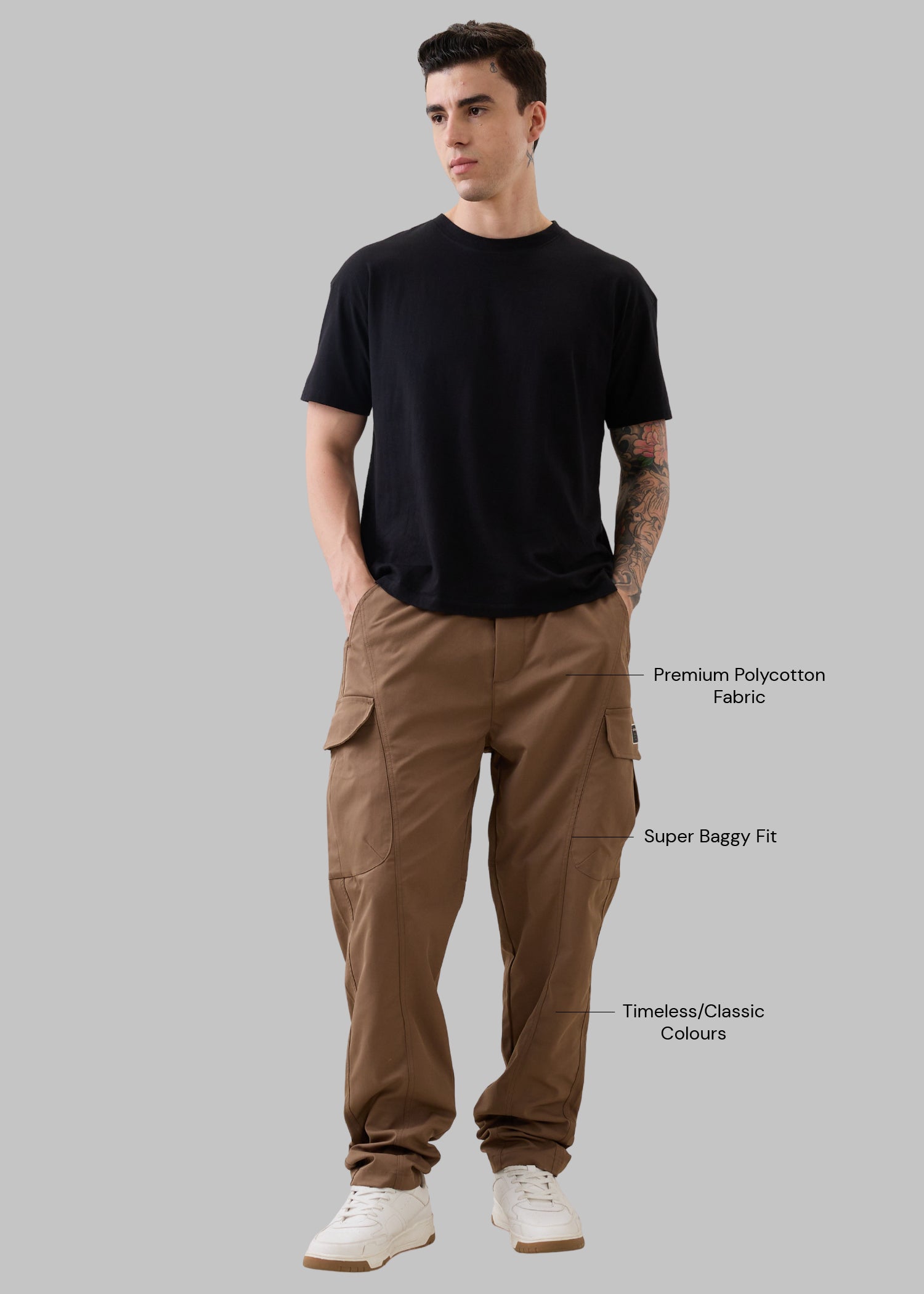 Nostrum Novara Baggy Fit Cargo