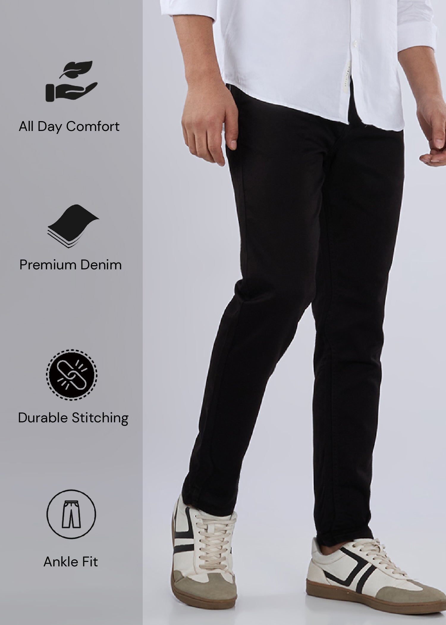 Picons Black Denim Jeans