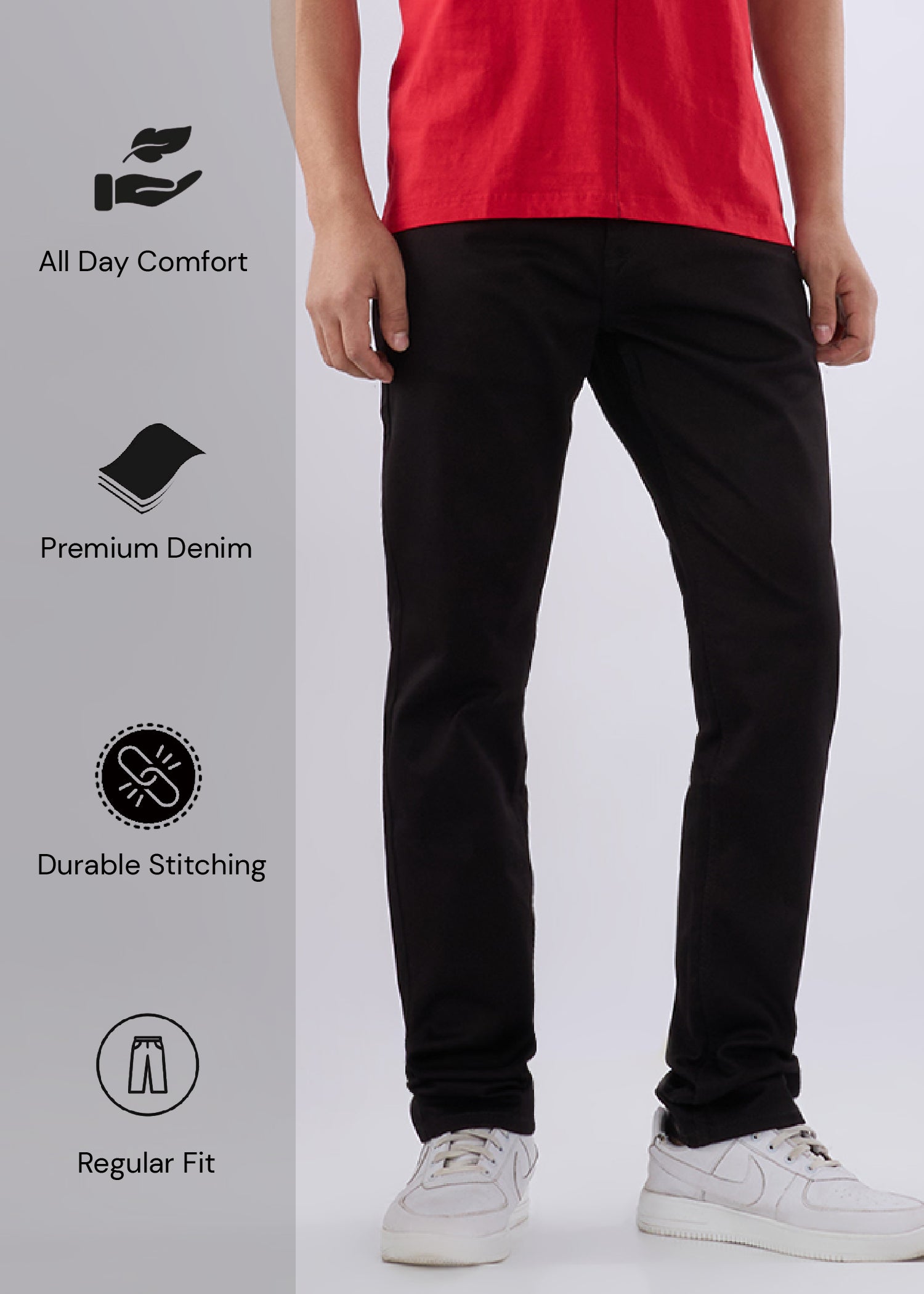 Picons Black Denim Jeans
