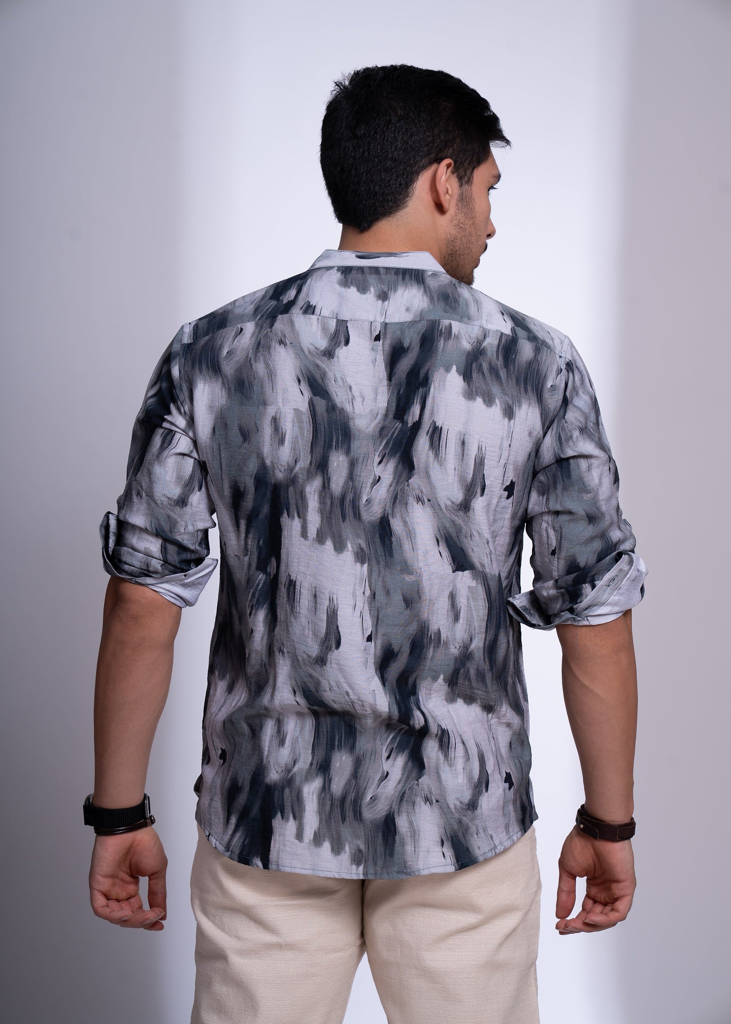 Abstract Printed Kurta for Men | Stylish Casual Wear
