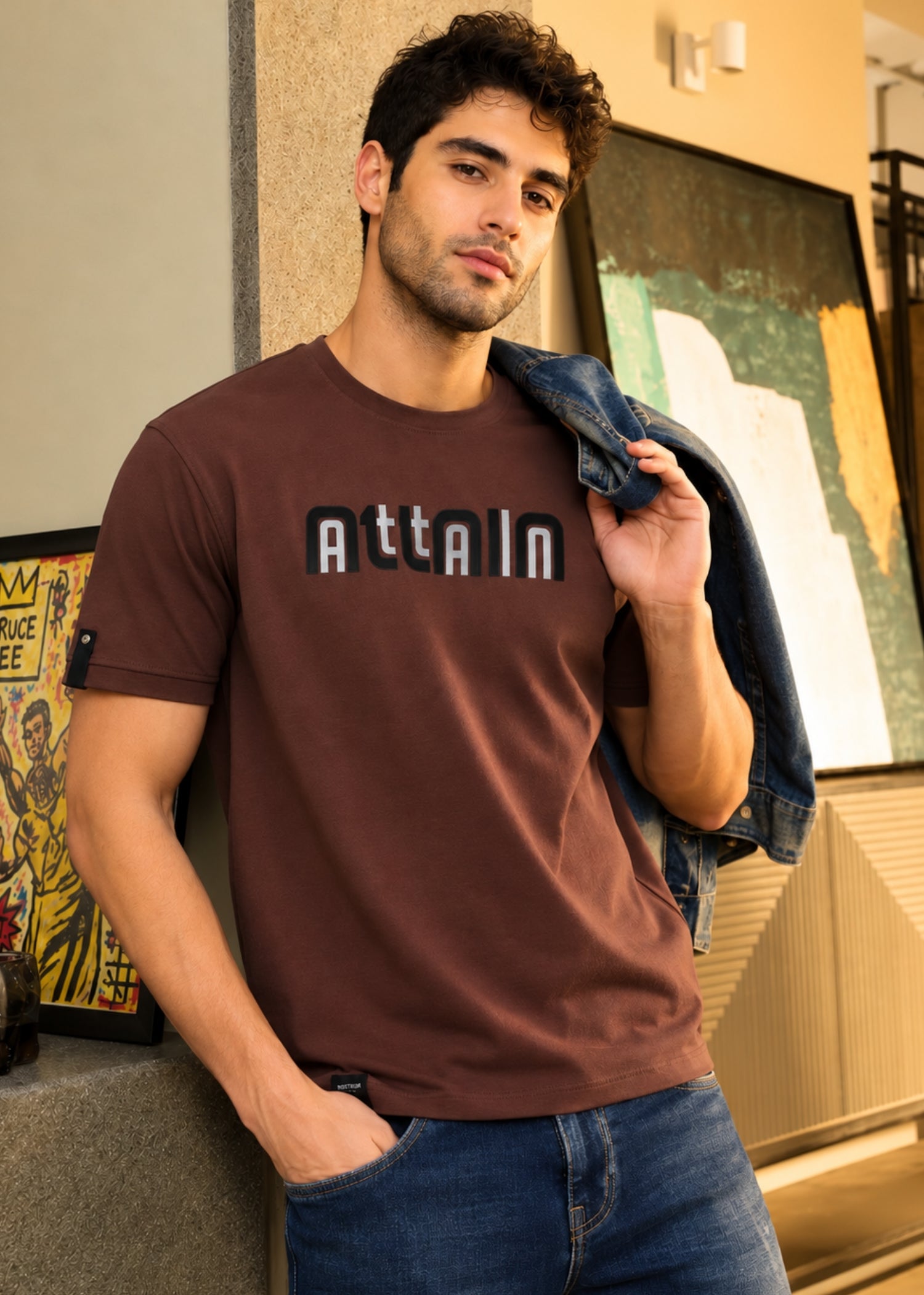 Sward Graphic Printed T-Shirt