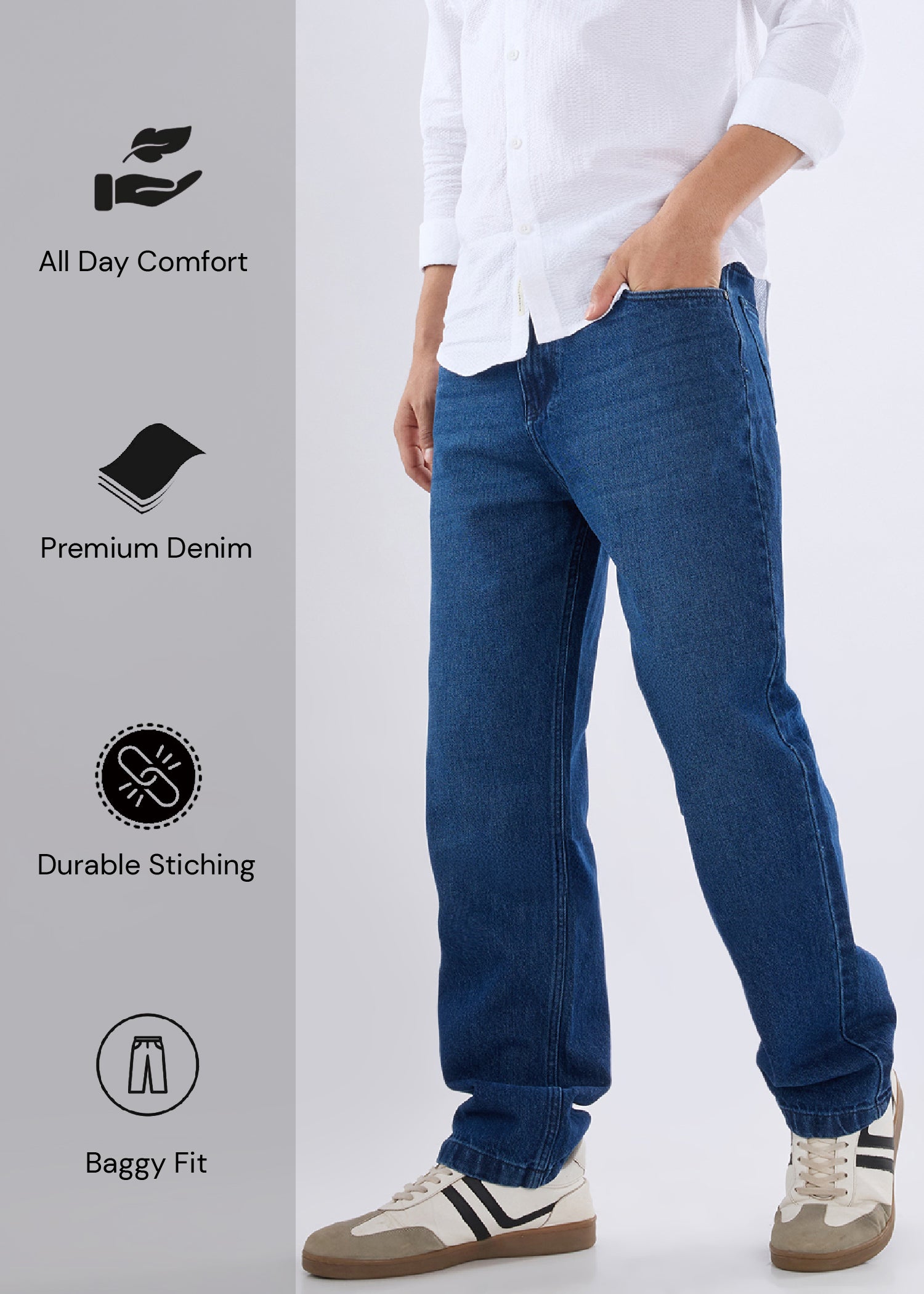 Tony A Baggy Denim Jeans