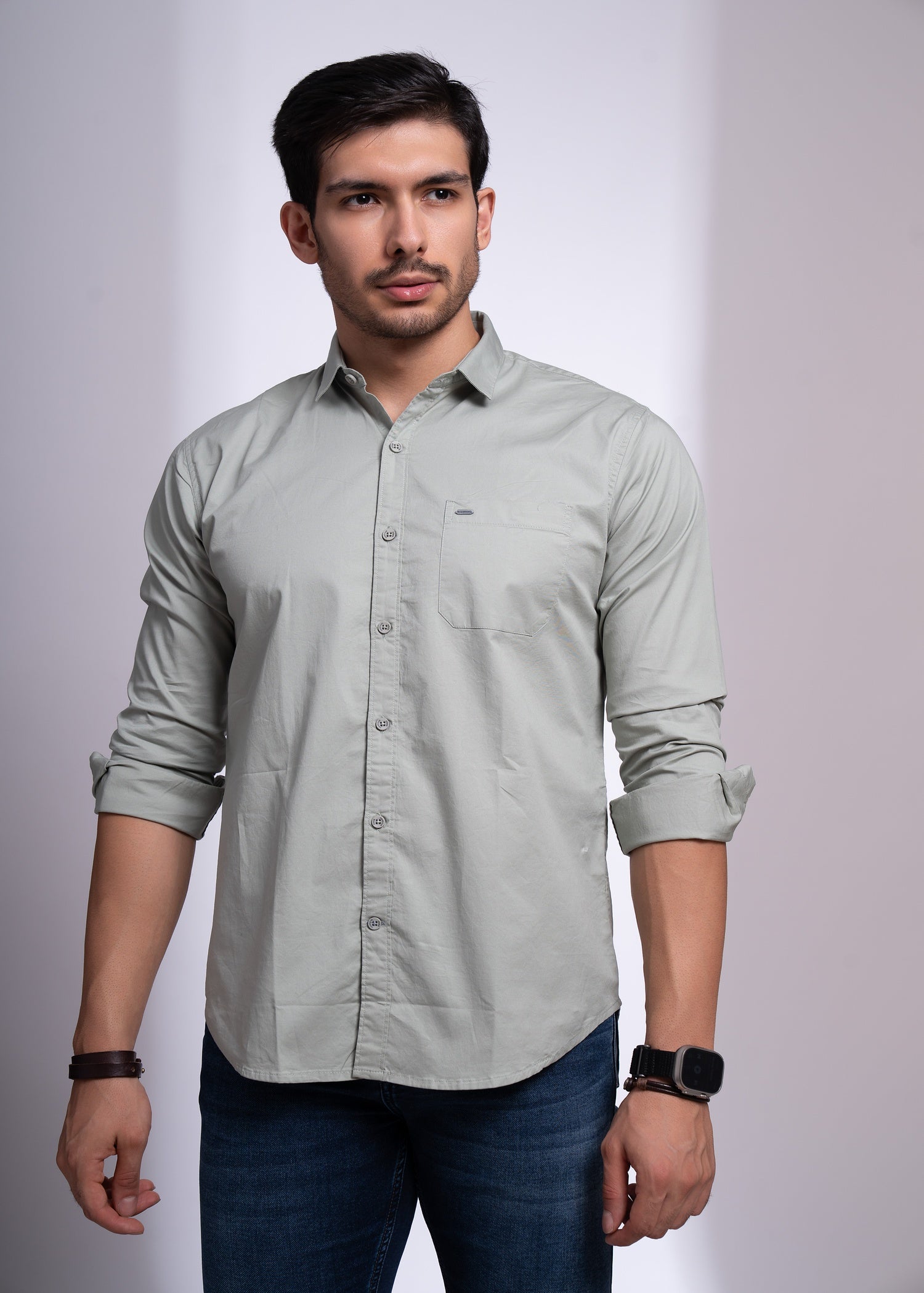 Turpin Solid Full Sleeve Shirt