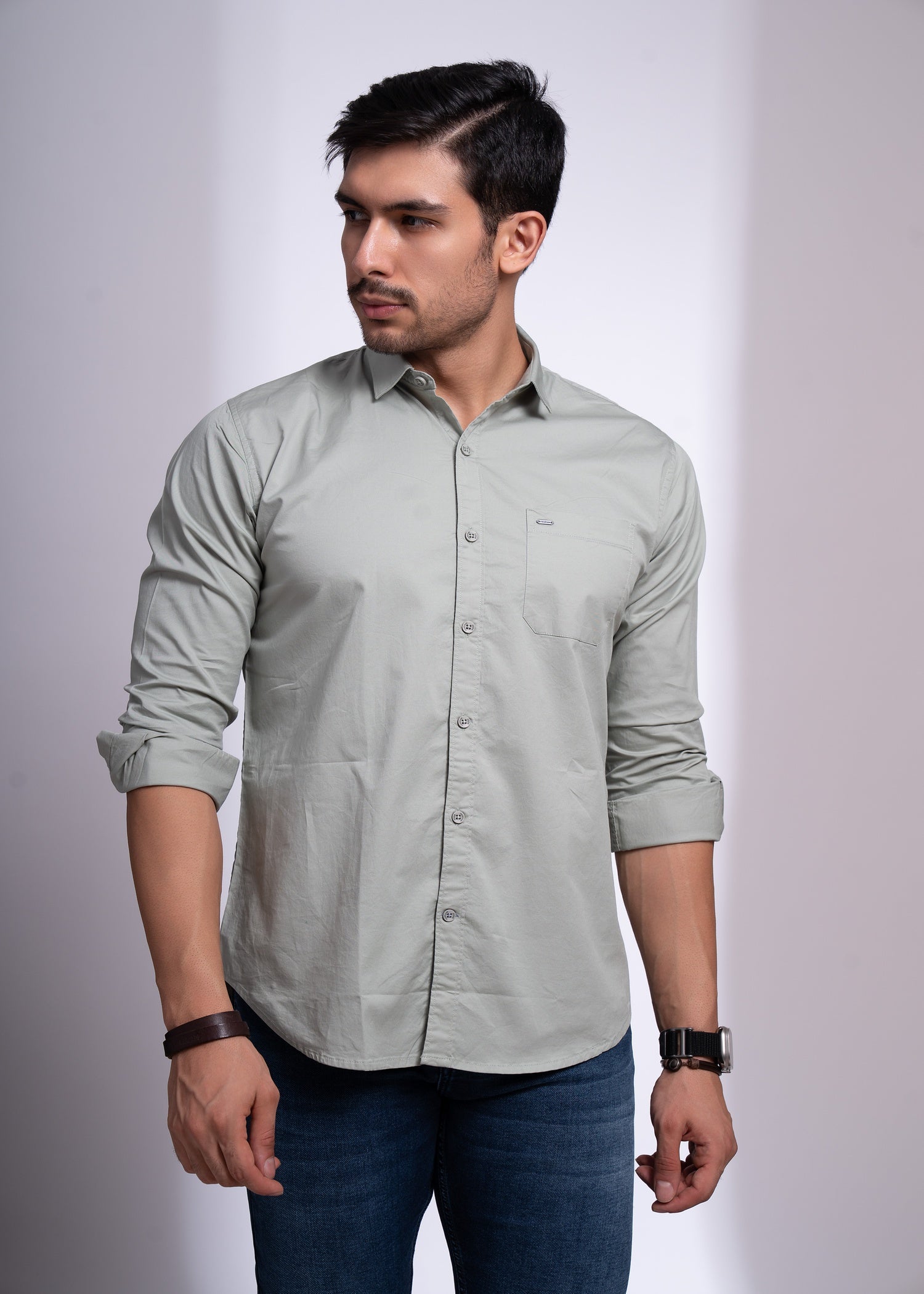 Turpin Solid Full Sleeve Shirt
