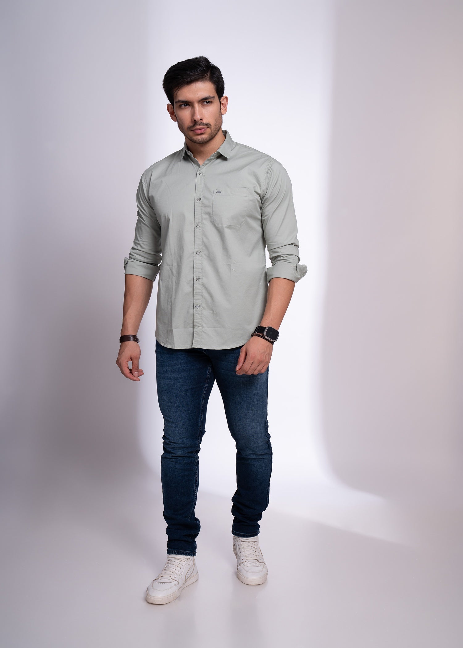 Turpin Solid Full Sleeve Shirt