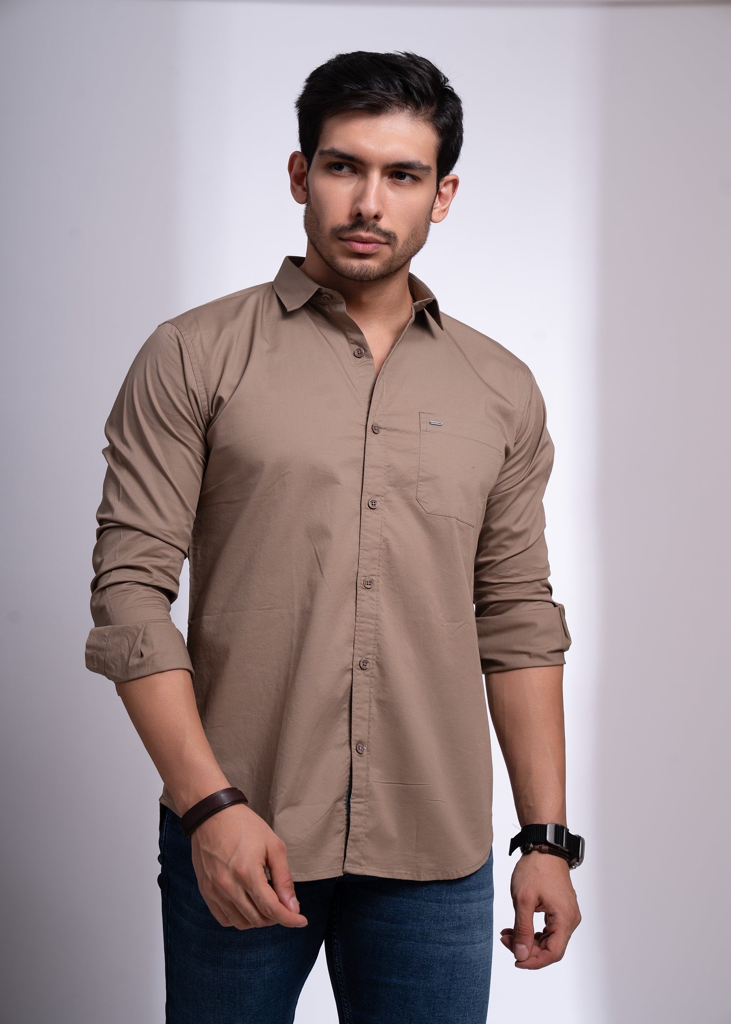 Turpin Solid Full Sleeve Shirt
