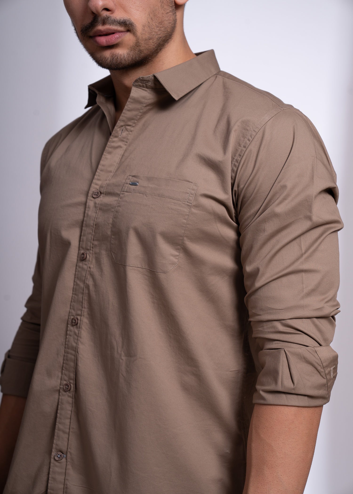 Turpin Solid Full Sleeve Shirt