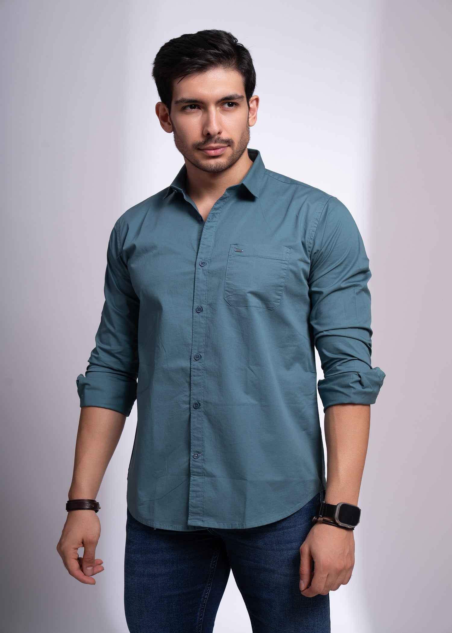 Turpin Solid Full Sleeve Shirt