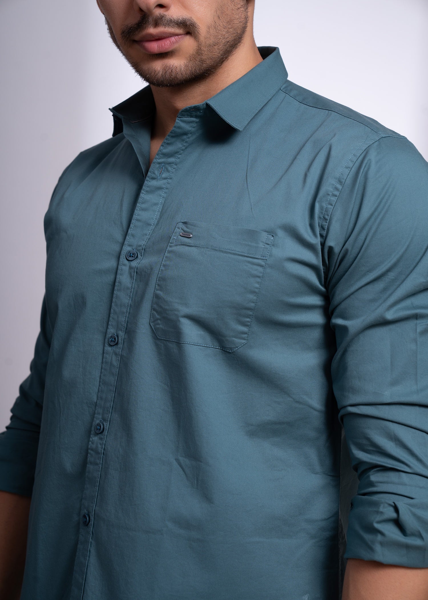 Turpin Solid Full Sleeve Shirt