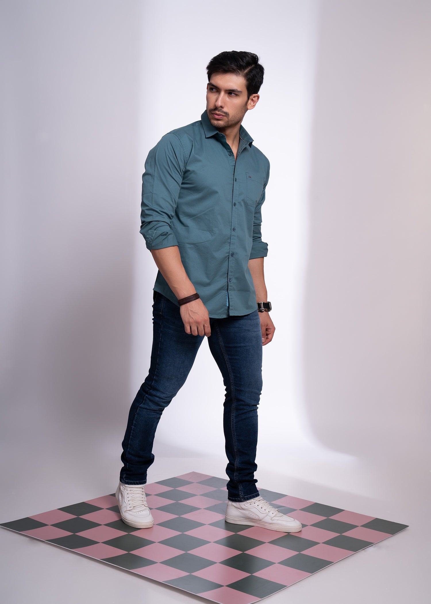 Turpin Solid Full Sleeve Shirt