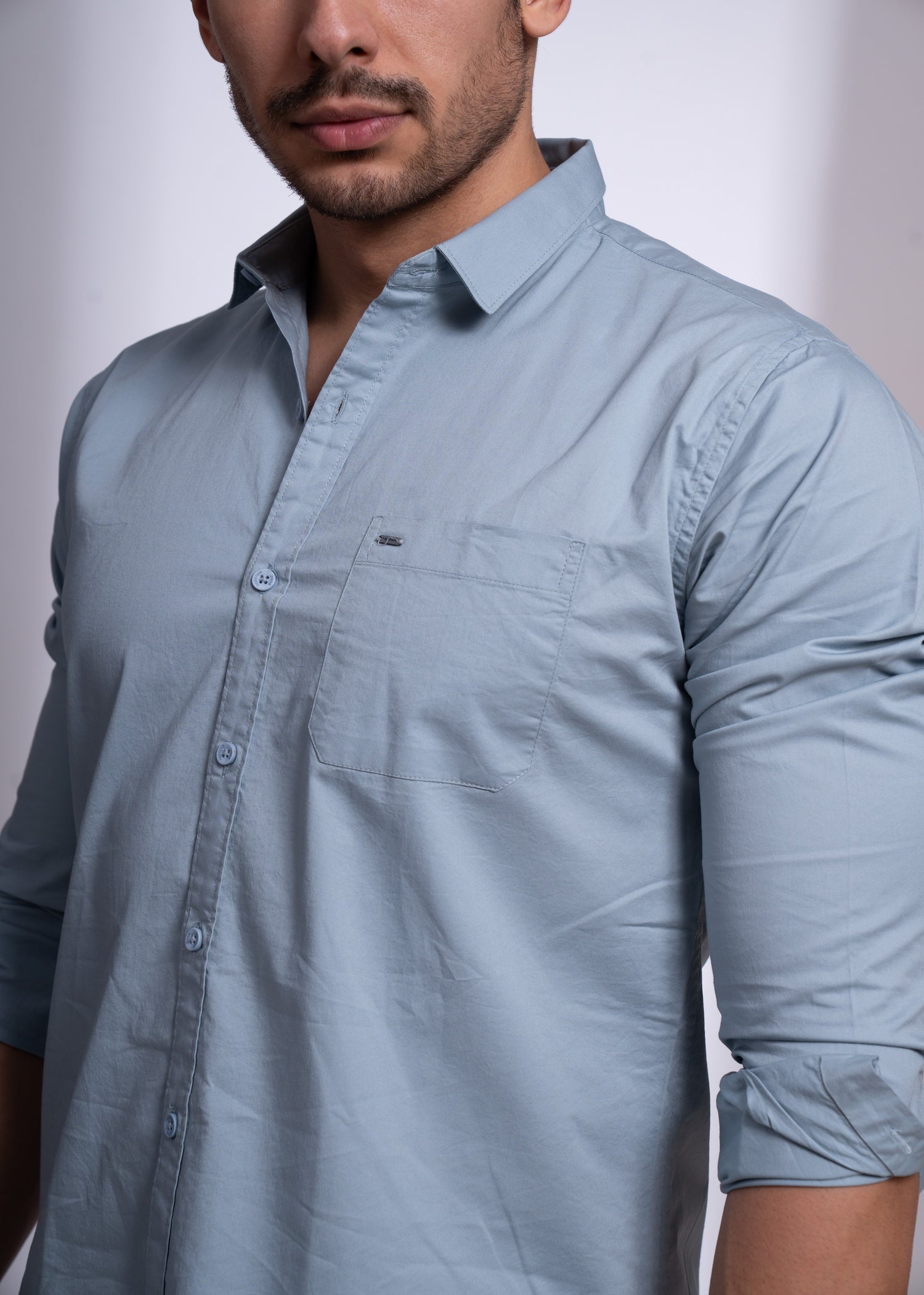 Turpin Solid Full Sleeve Shirt
