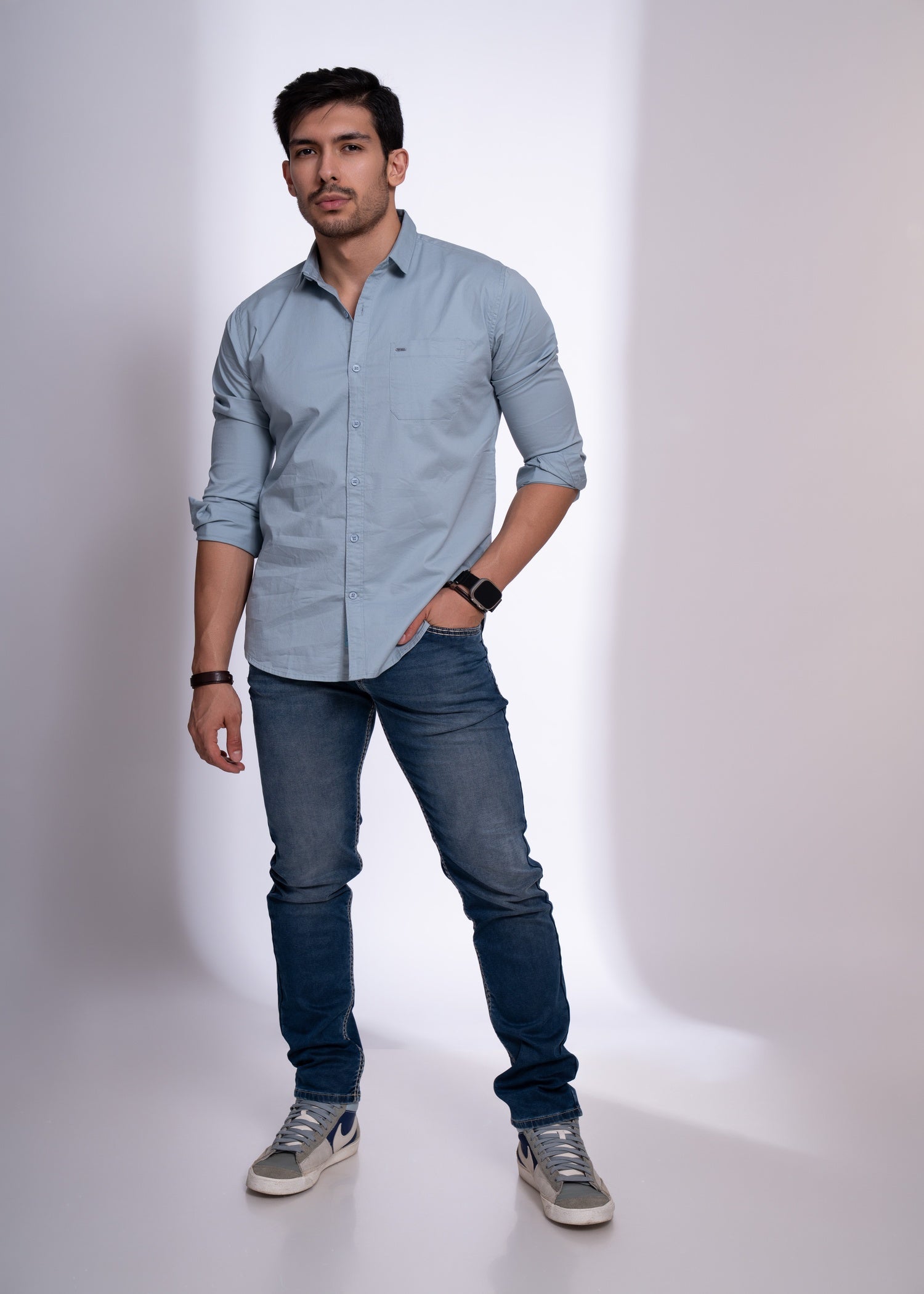 Turpin Solid Full Sleeve Shirt