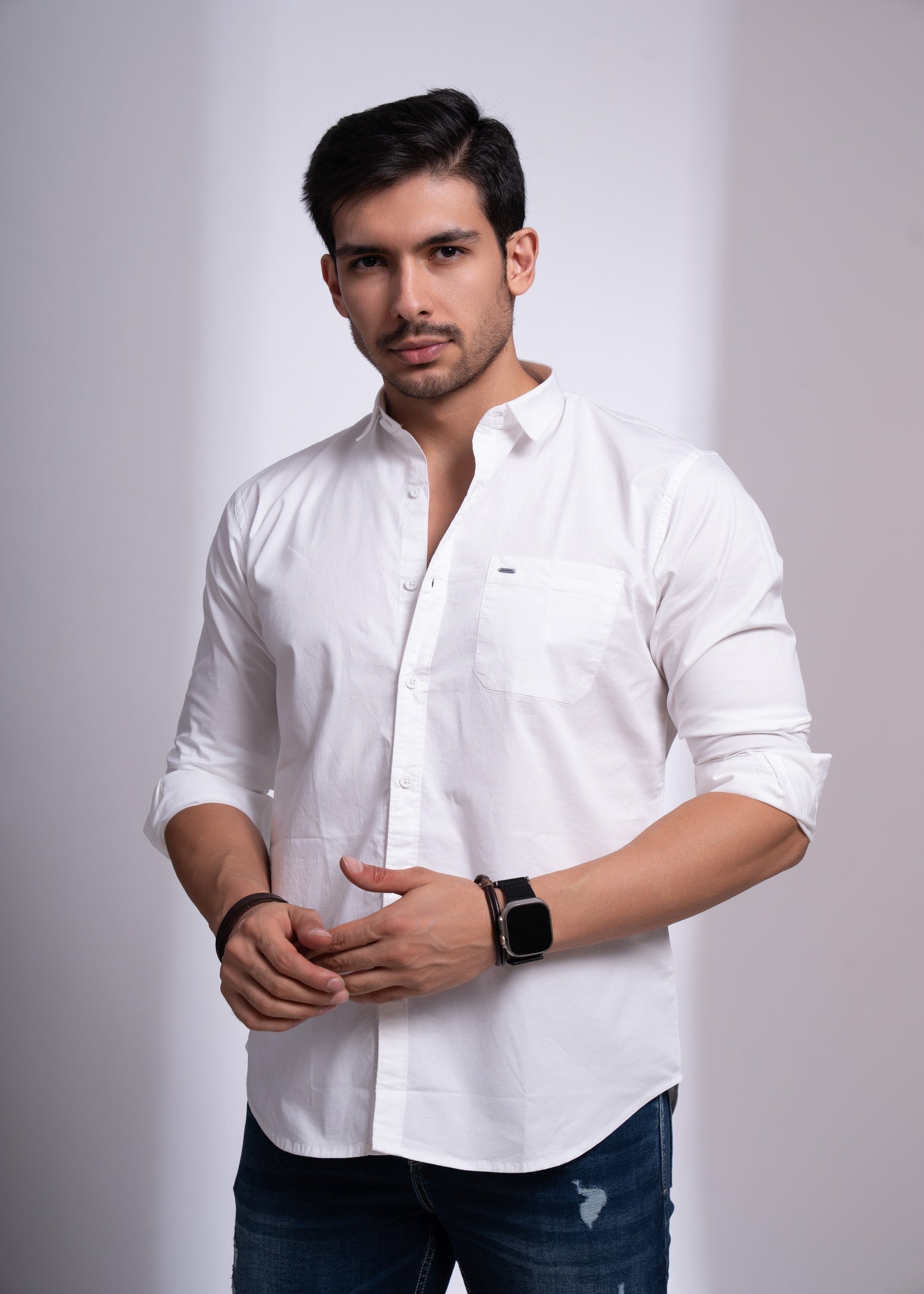 Turpin Solid Full Sleeve Shirt
