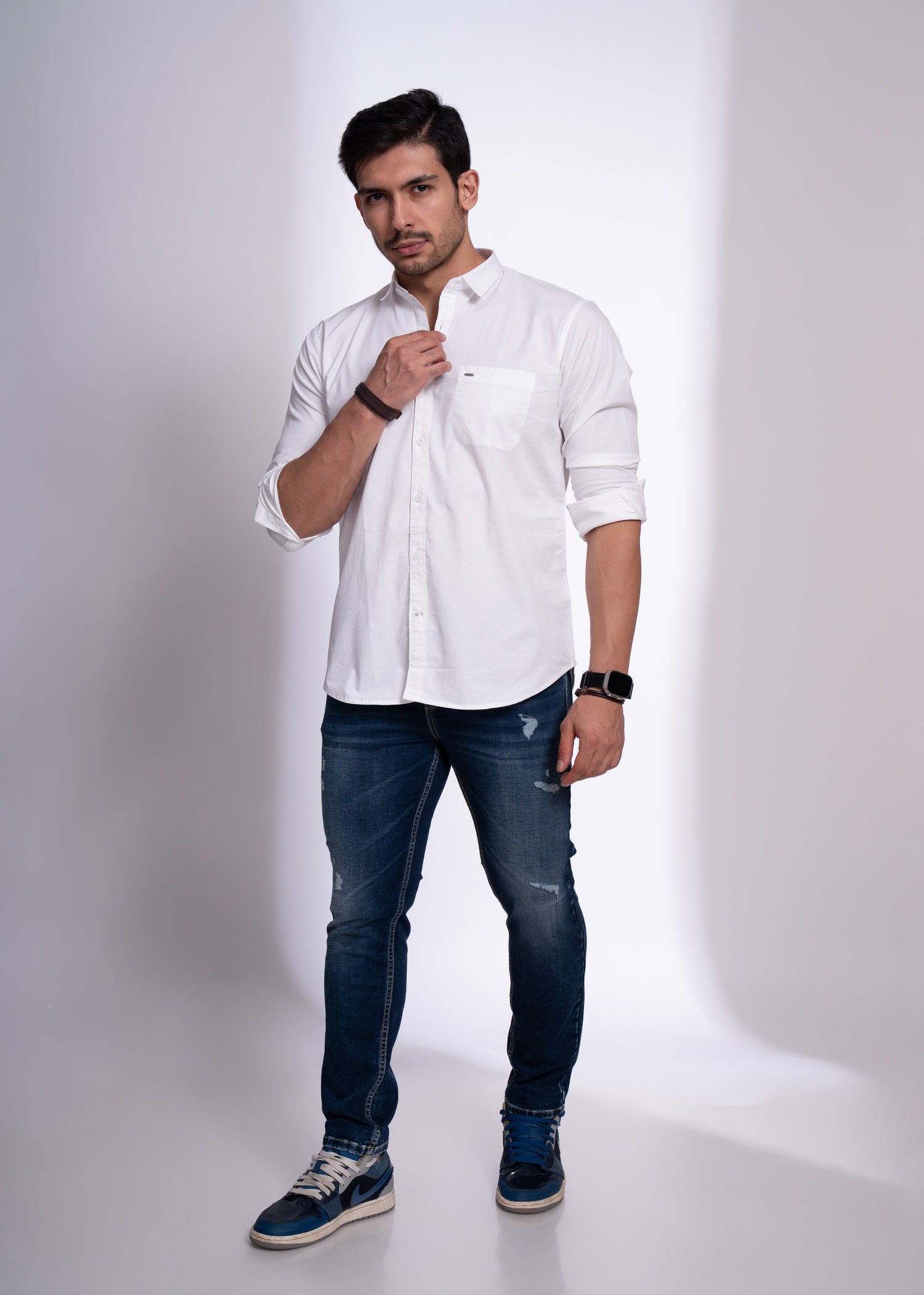 Turpin Solid Full Sleeve Shirt